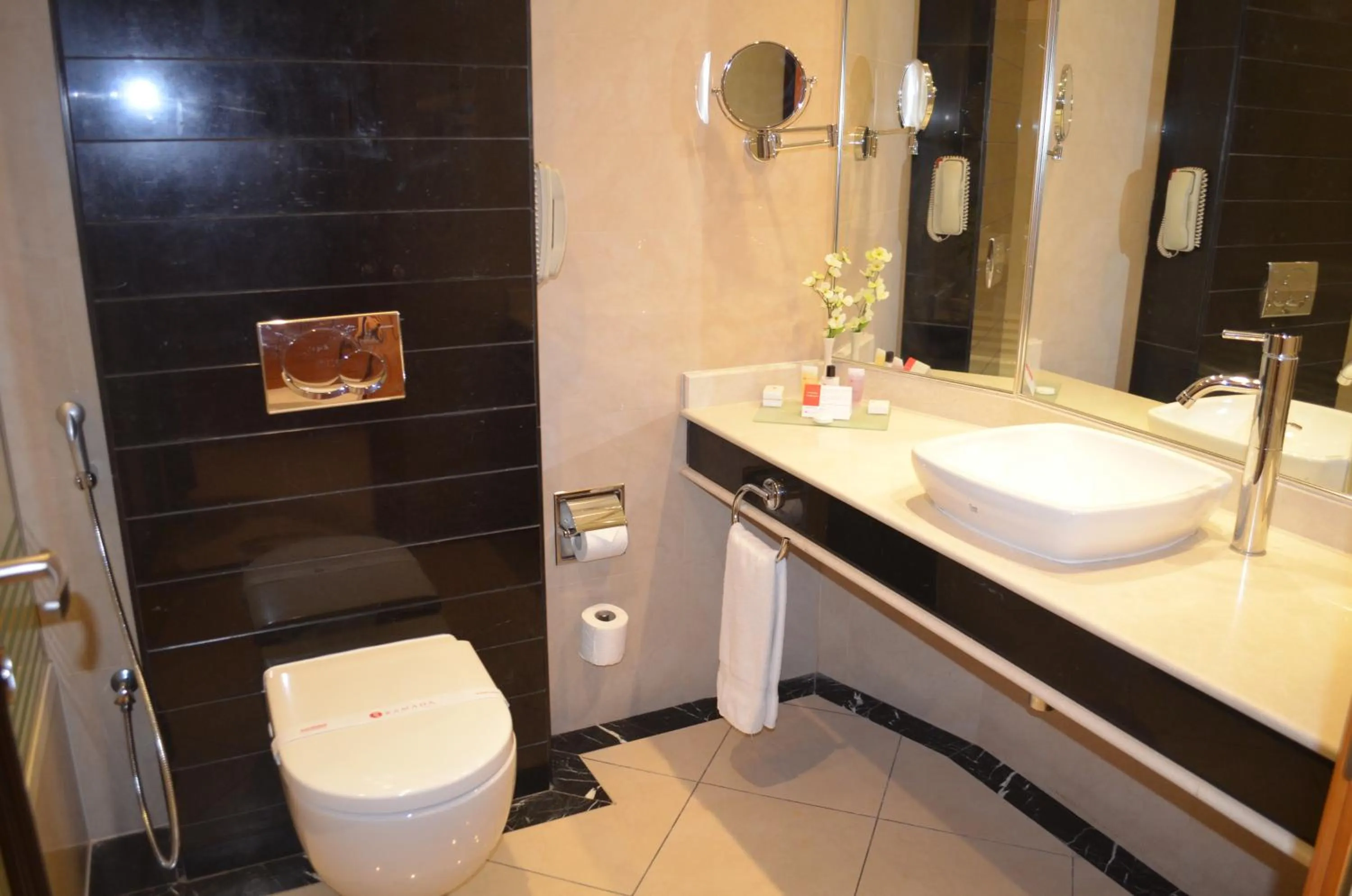 Bathroom in Eastyard Khobar Hotel - Formerly Ramada by Wyndham Khobar
