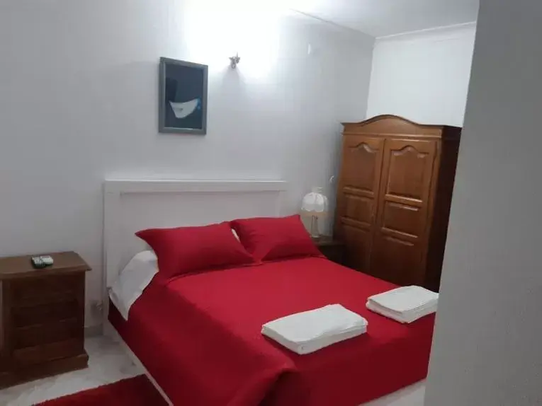 Bed in Hotel D Joao Miranda do douro