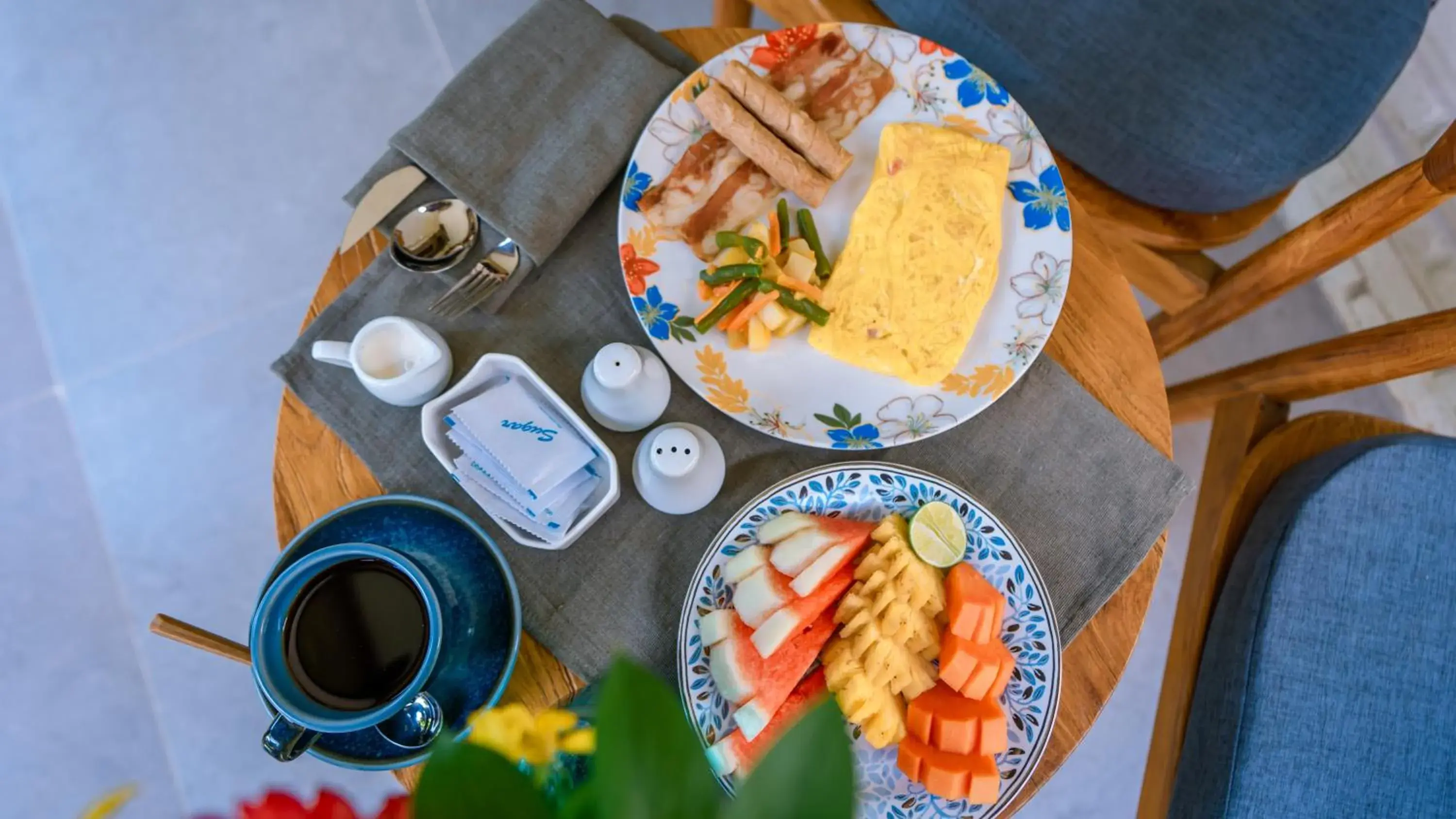 Breakfast in Garden View by Purely