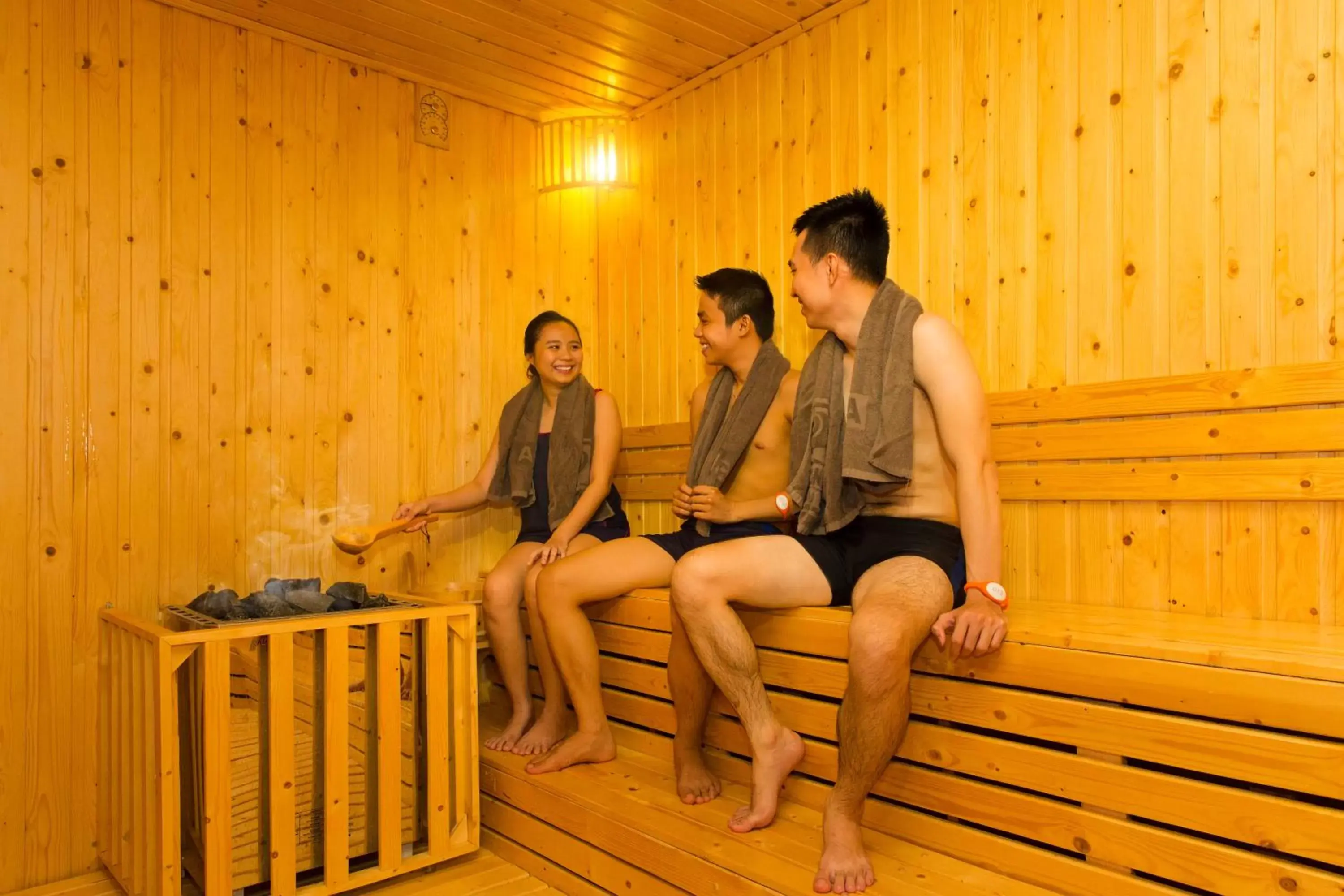 Sauna, Guests in Galina Hotel & Spa