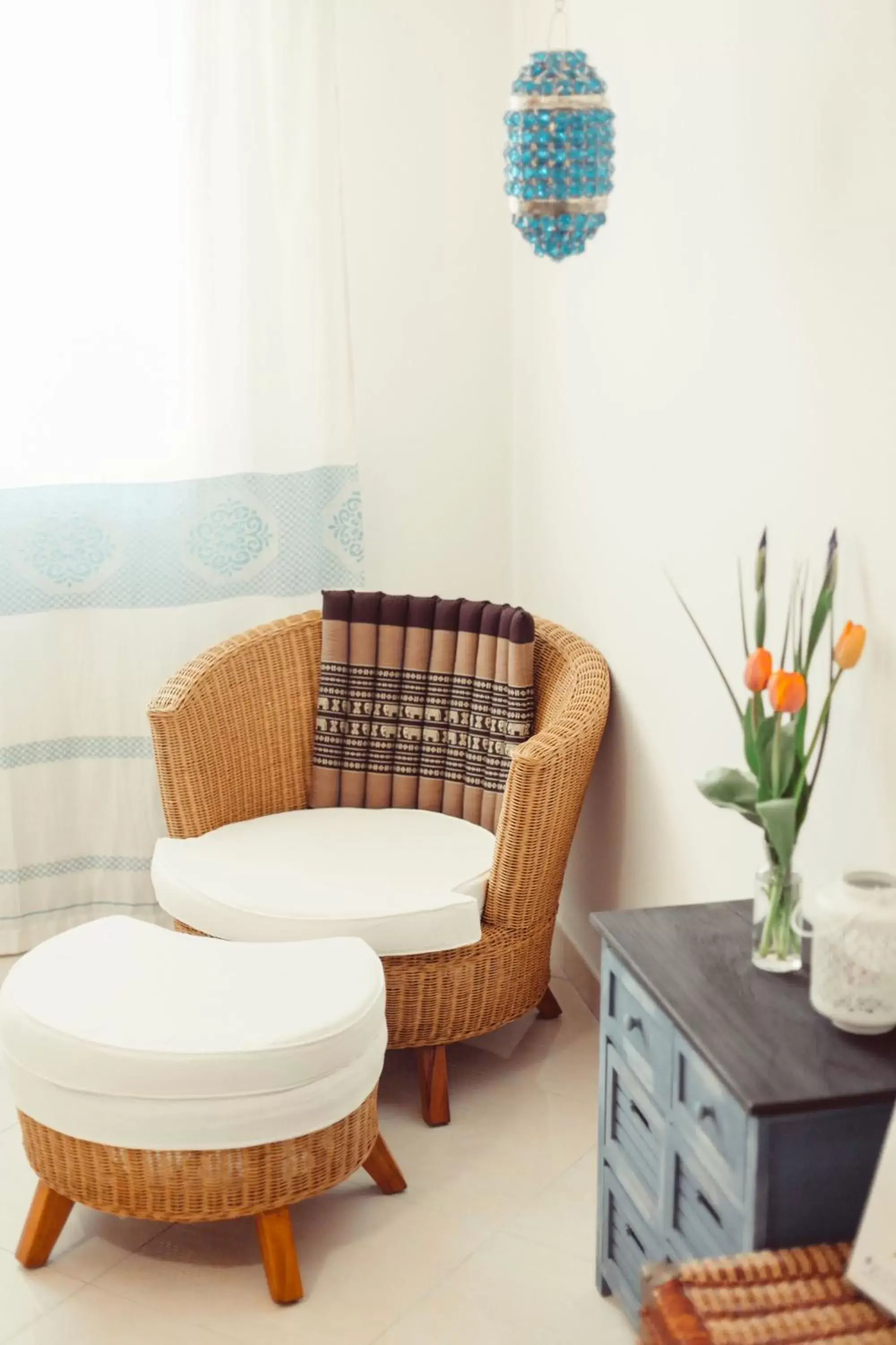 Decorative detail, Seating Area in b&b Artemisia