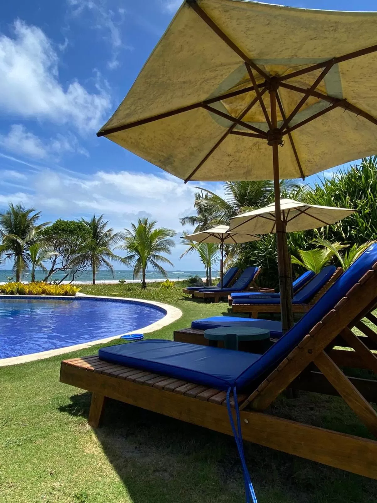 Pool view in Pousada Bahia Boa
