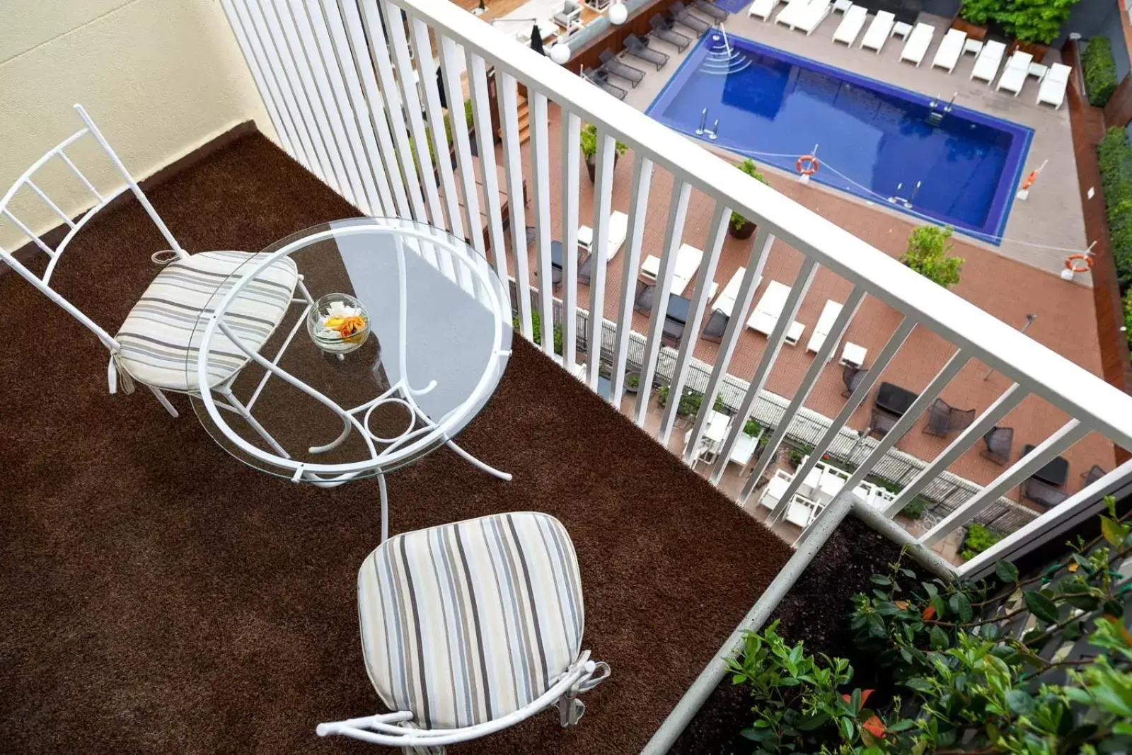 Balcony/Terrace in Wellington Hotel & Spa Madrid