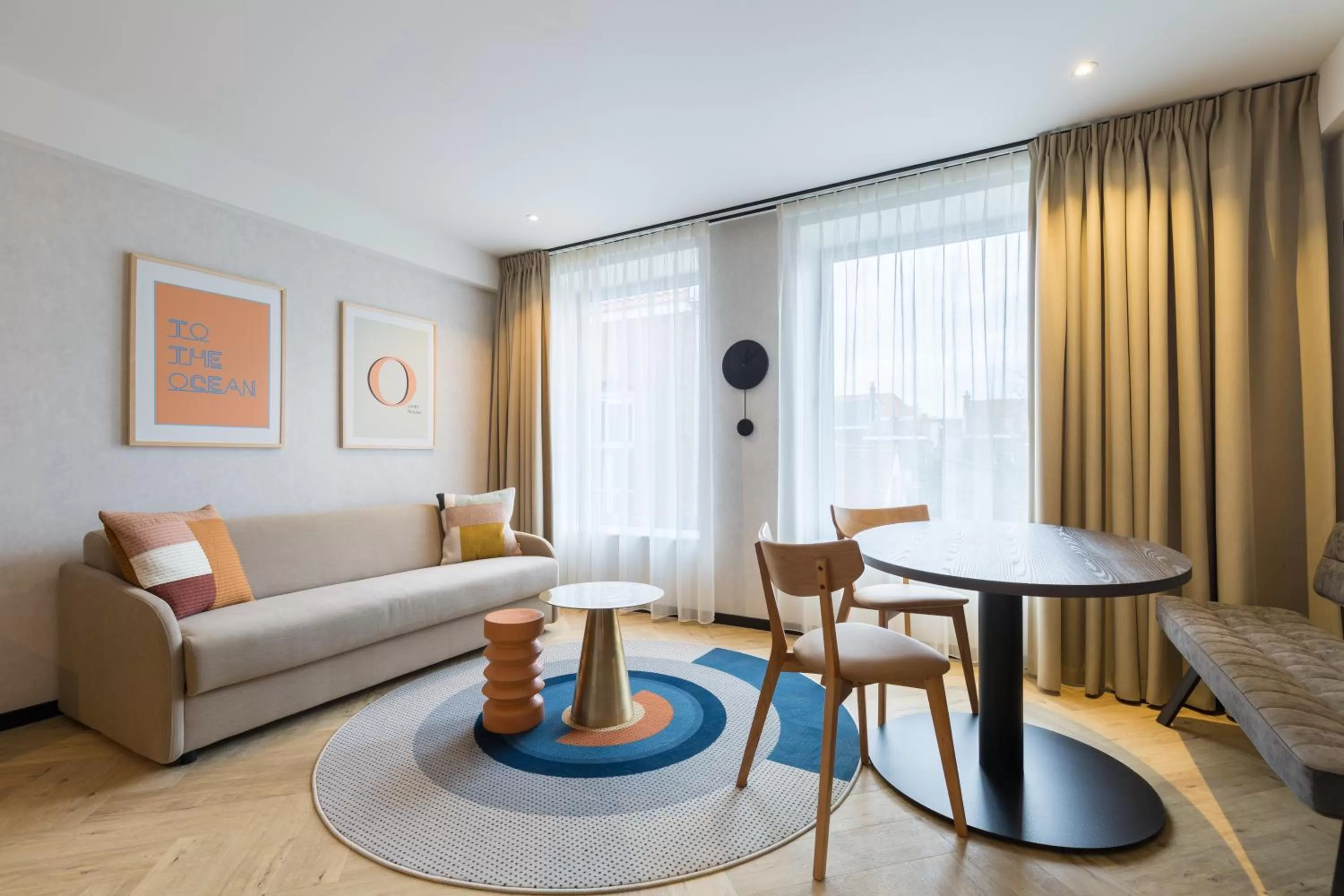 Living room in Ocean House Scheveningen