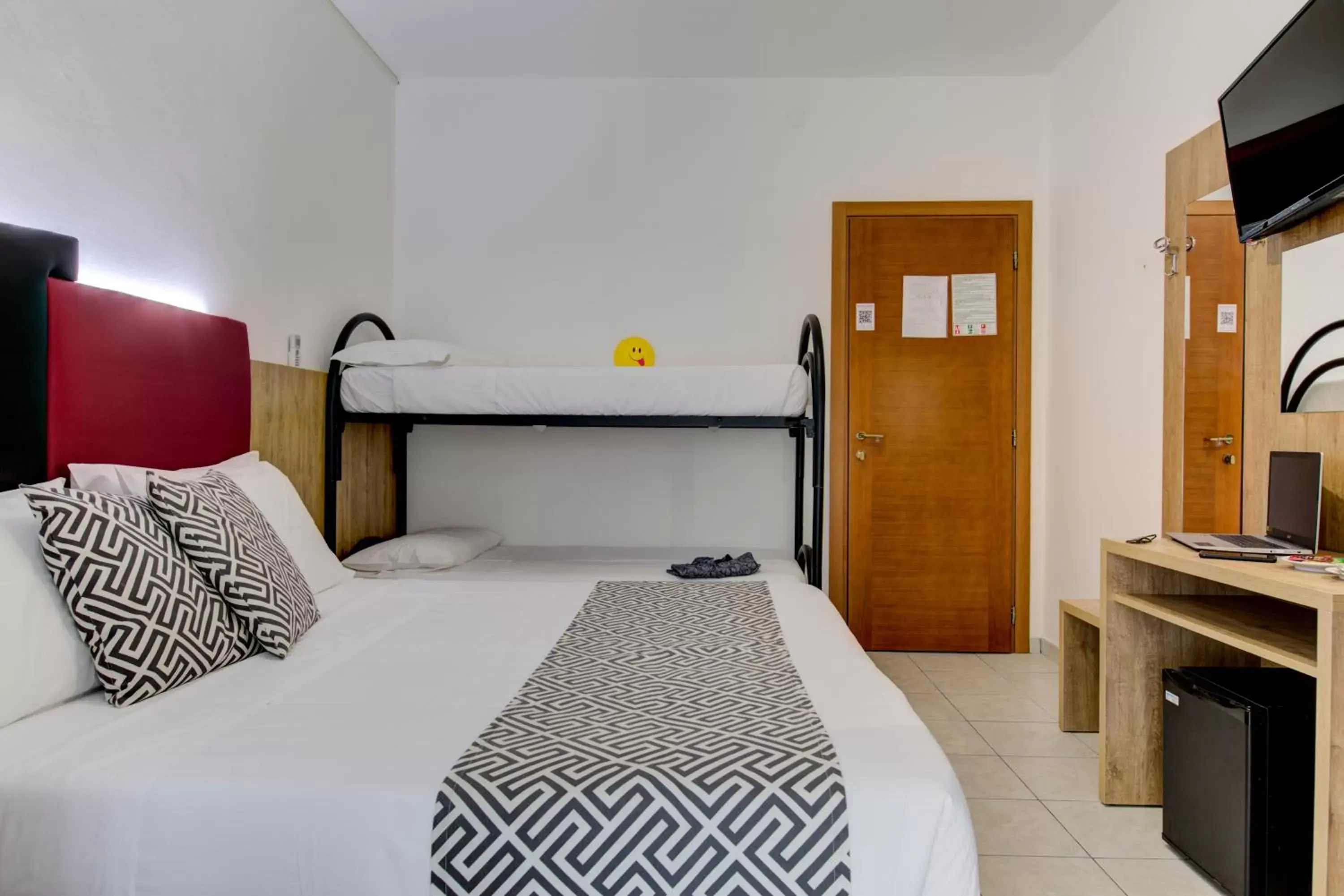 Bed in Hotel Grazia Riccione