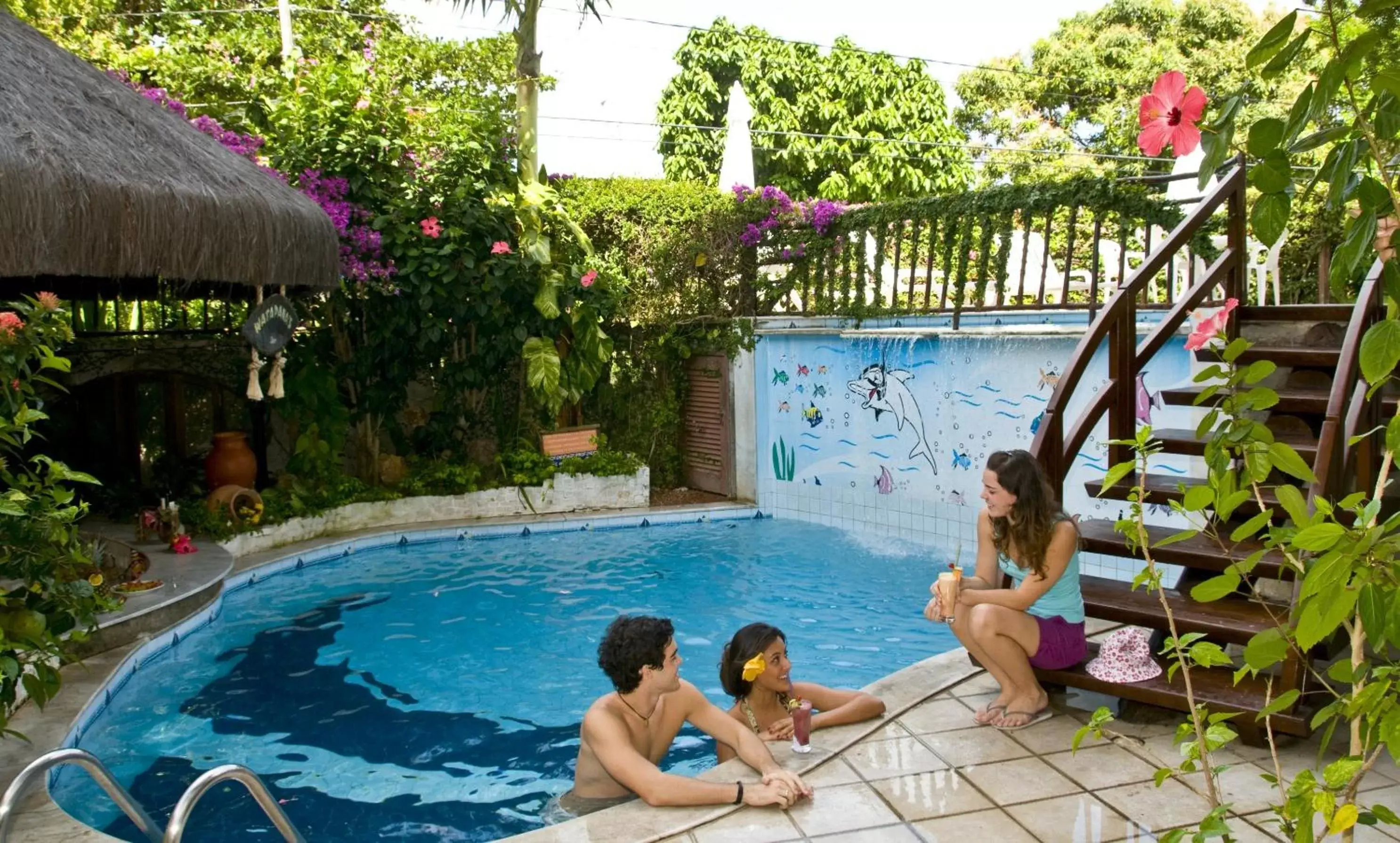People, Swimming Pool in Divi-Divi Praia Hotel
