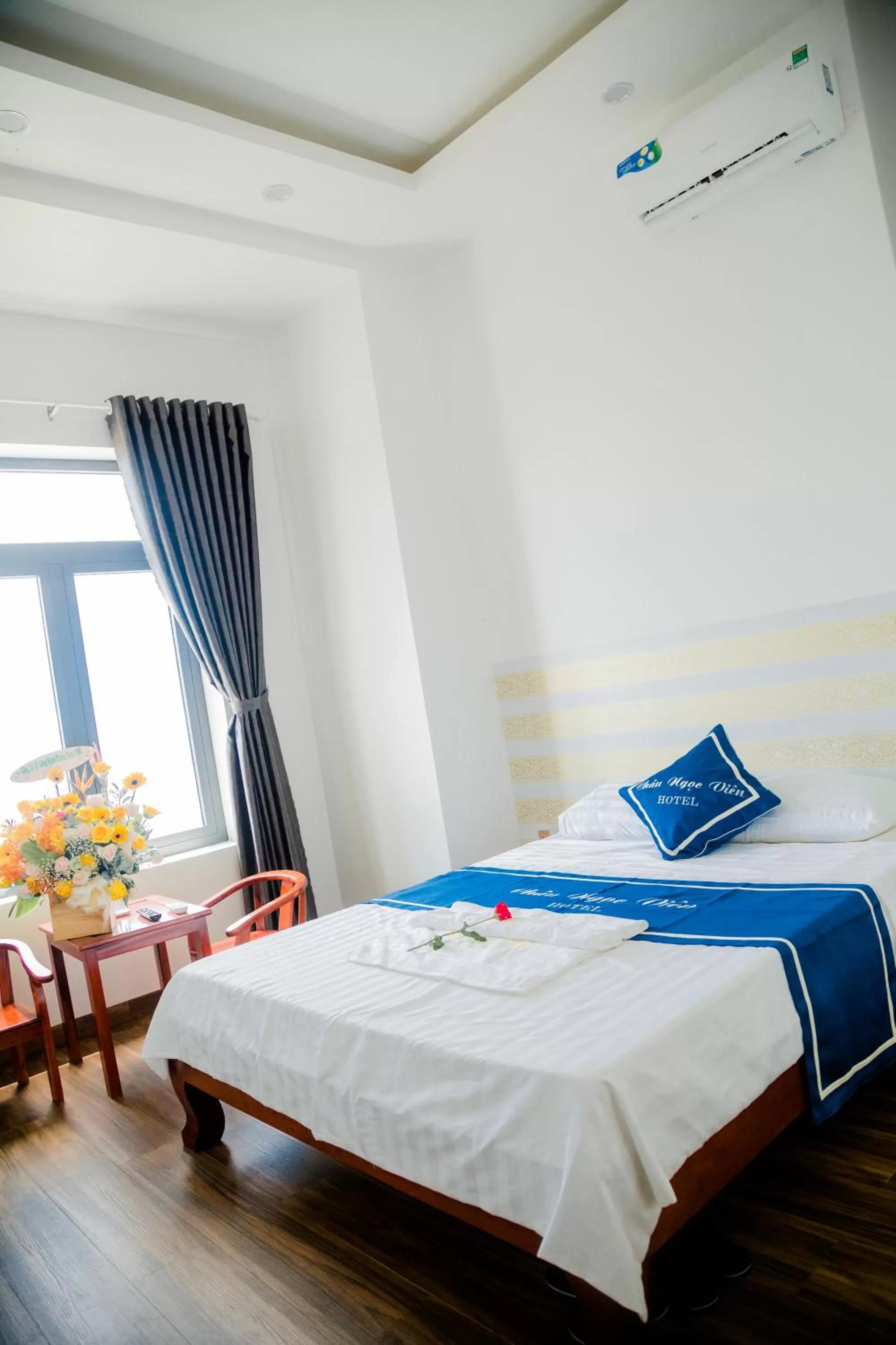 Bed in Châu Ngọc Viên Hotel - Biển Mỹ Khê - Quảng Ngãi