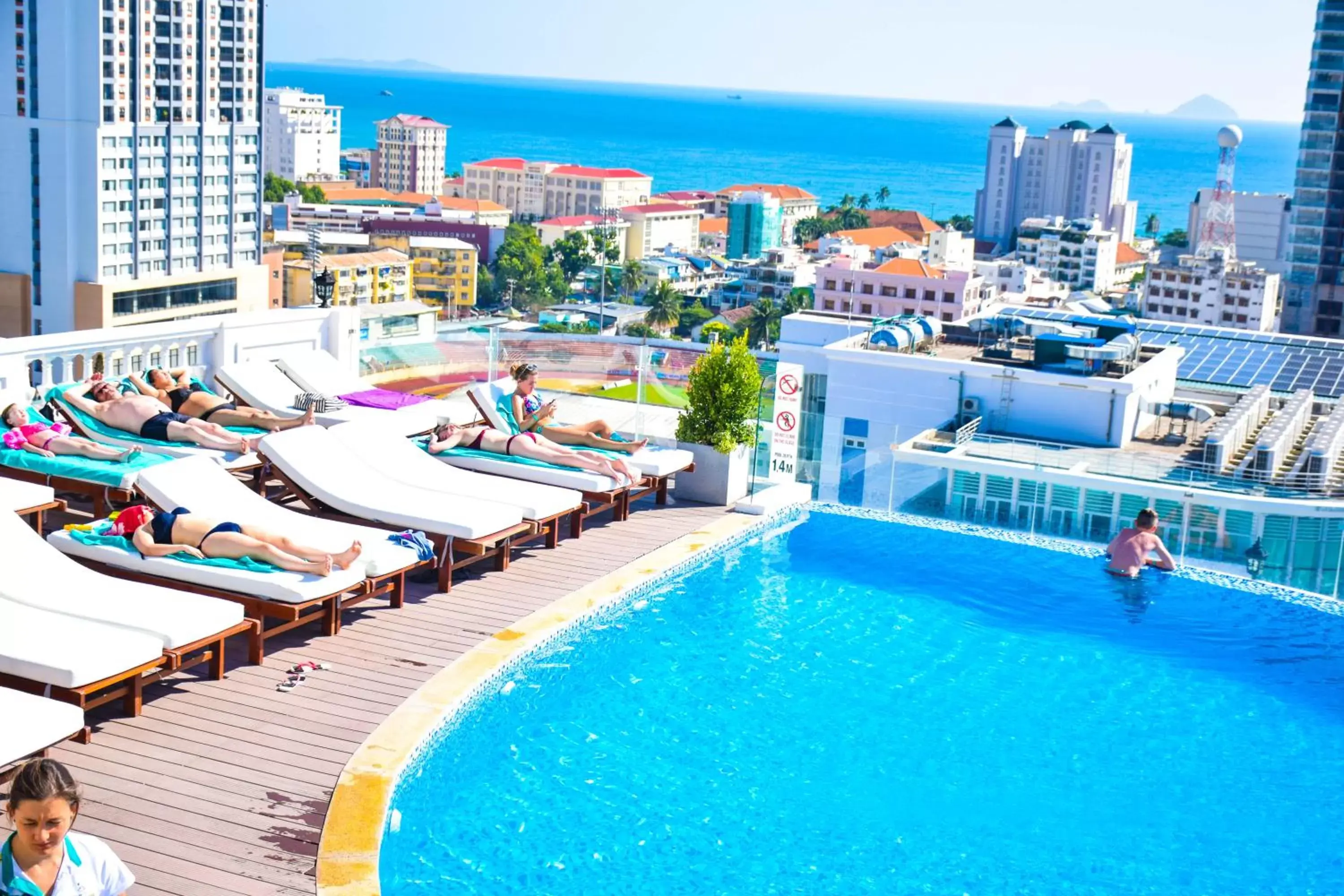 Swimming pool, Pool View in Florida Nha Trang Hotel