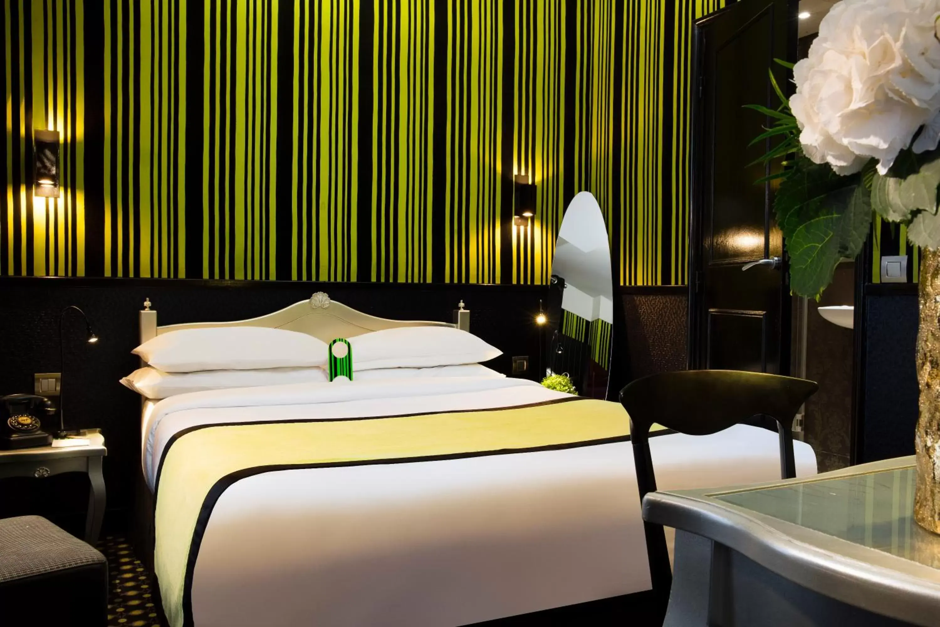 Bed in Hotel Design Sorbonne