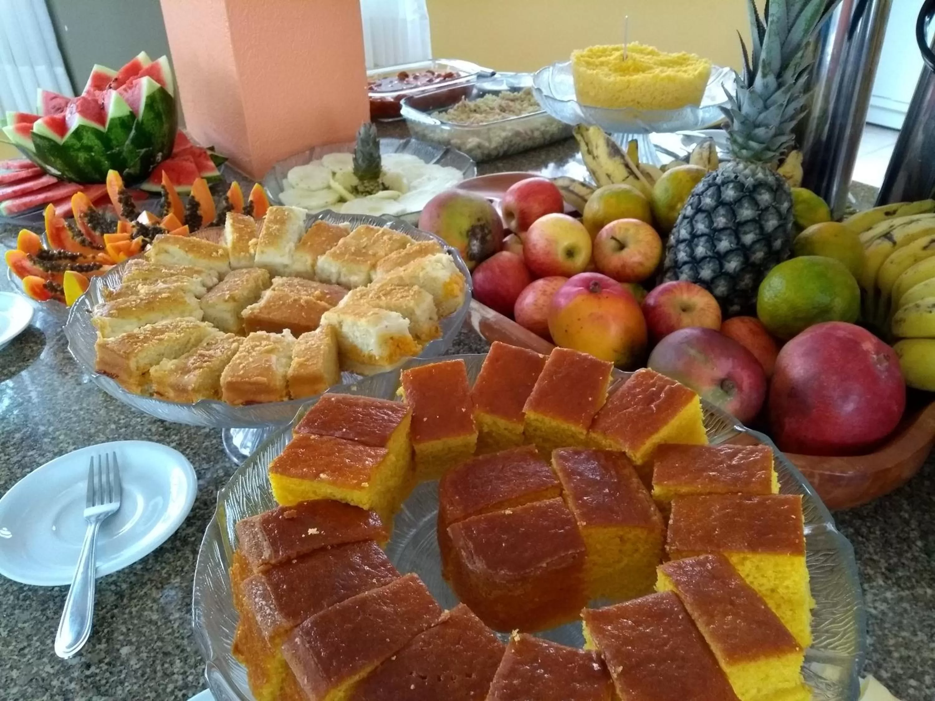 Breakfast in Pousada e Chale Porto Paraiso