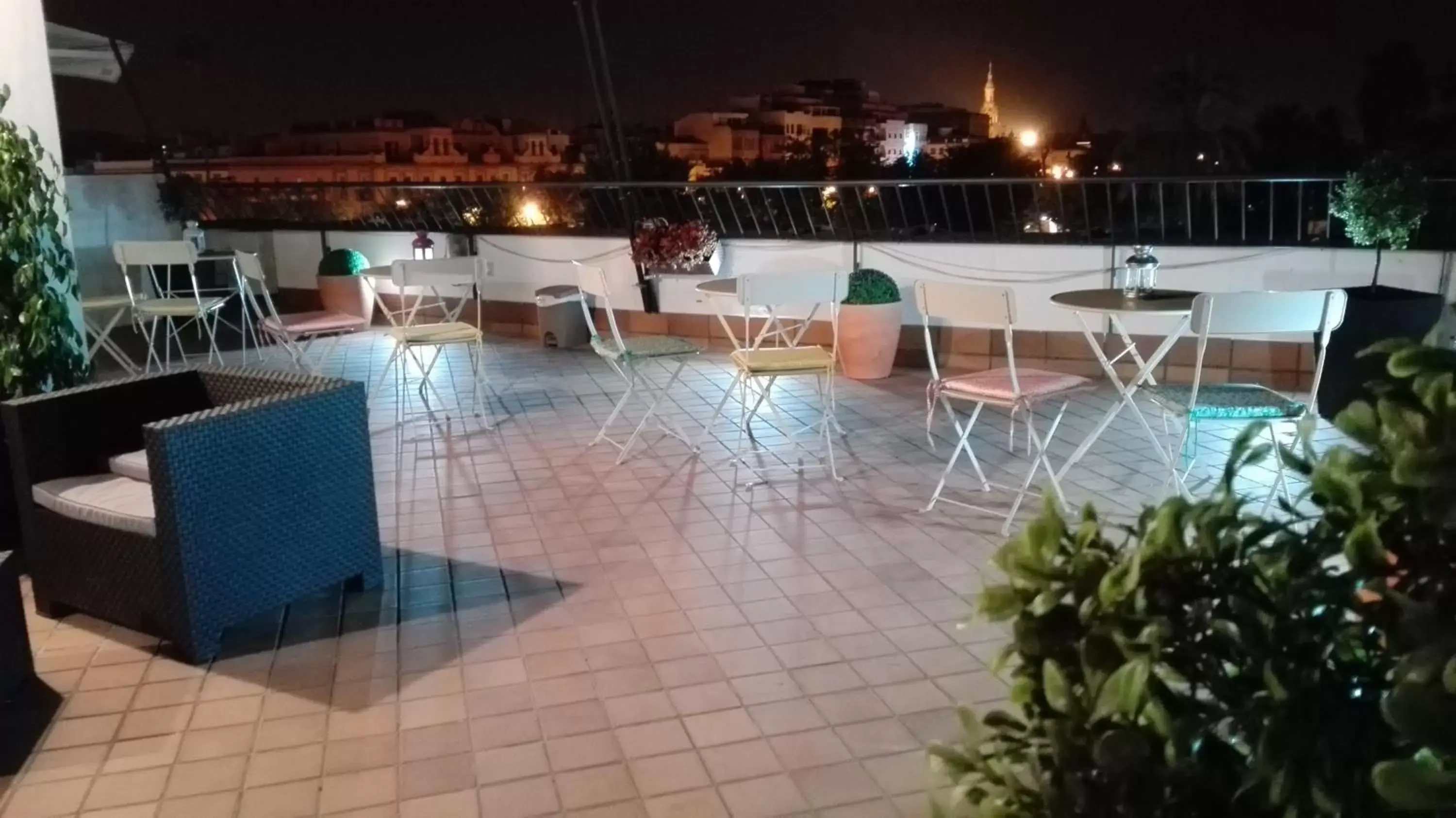 Balcony/Terrace, Swimming Pool in Basic Hotel Doña Manuela