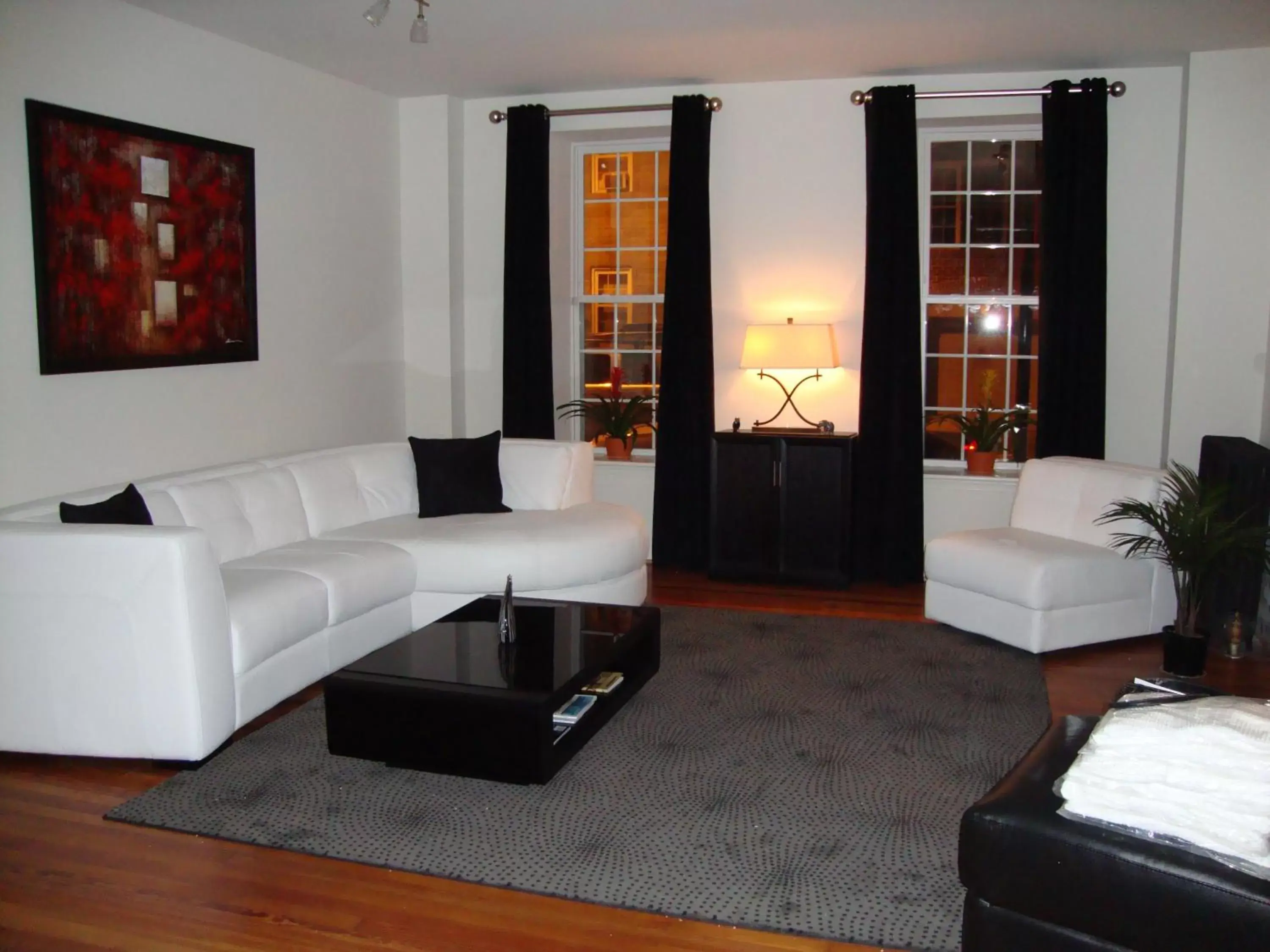 Living room, Seating Area in BlancNoir