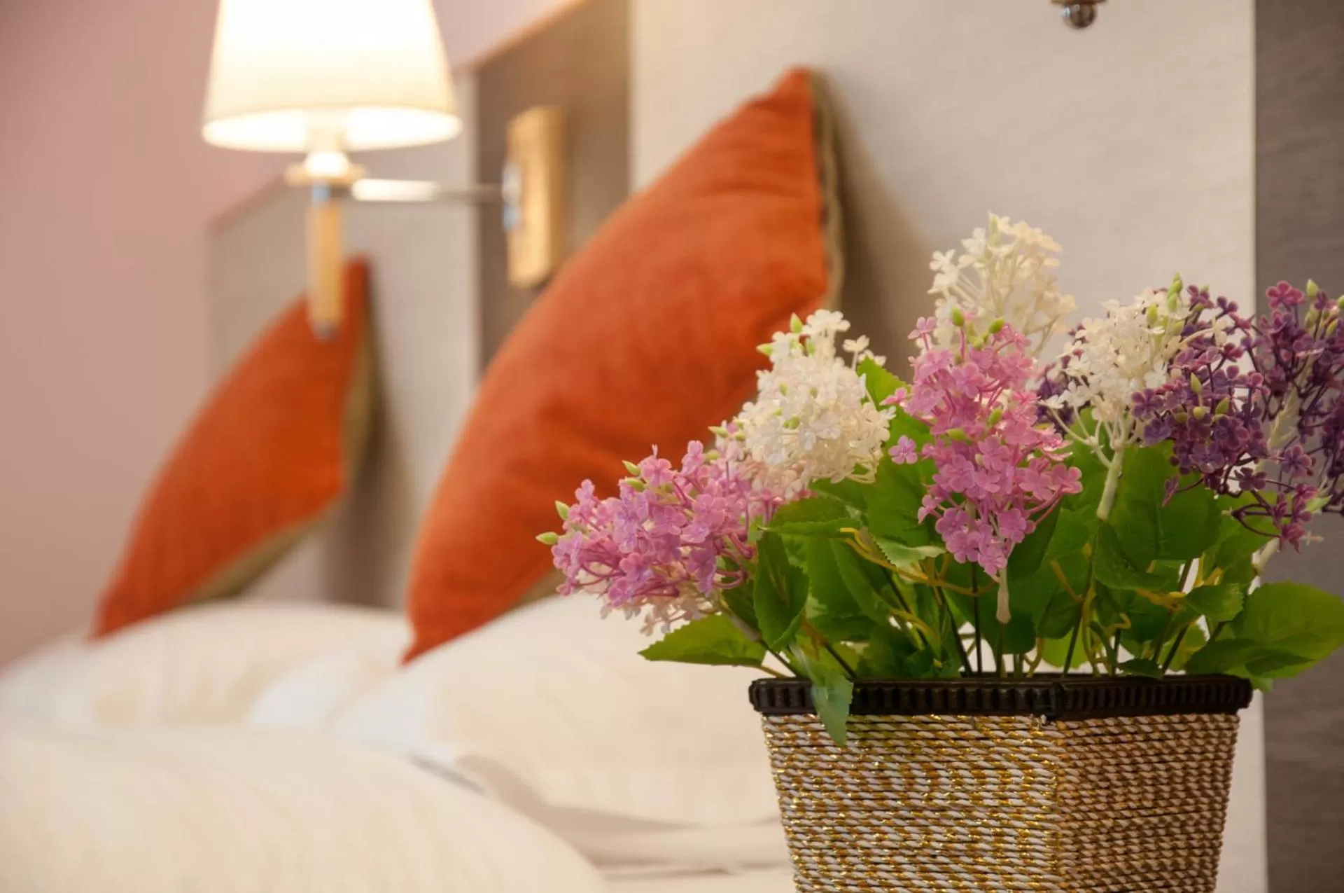 Bed in Hotel Krishna Kathmandu