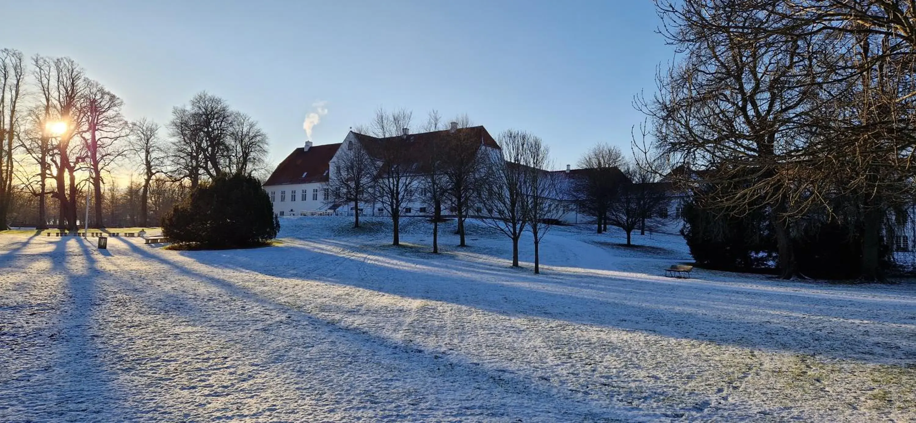 Garden, Winter in Comwell Bygholm Park