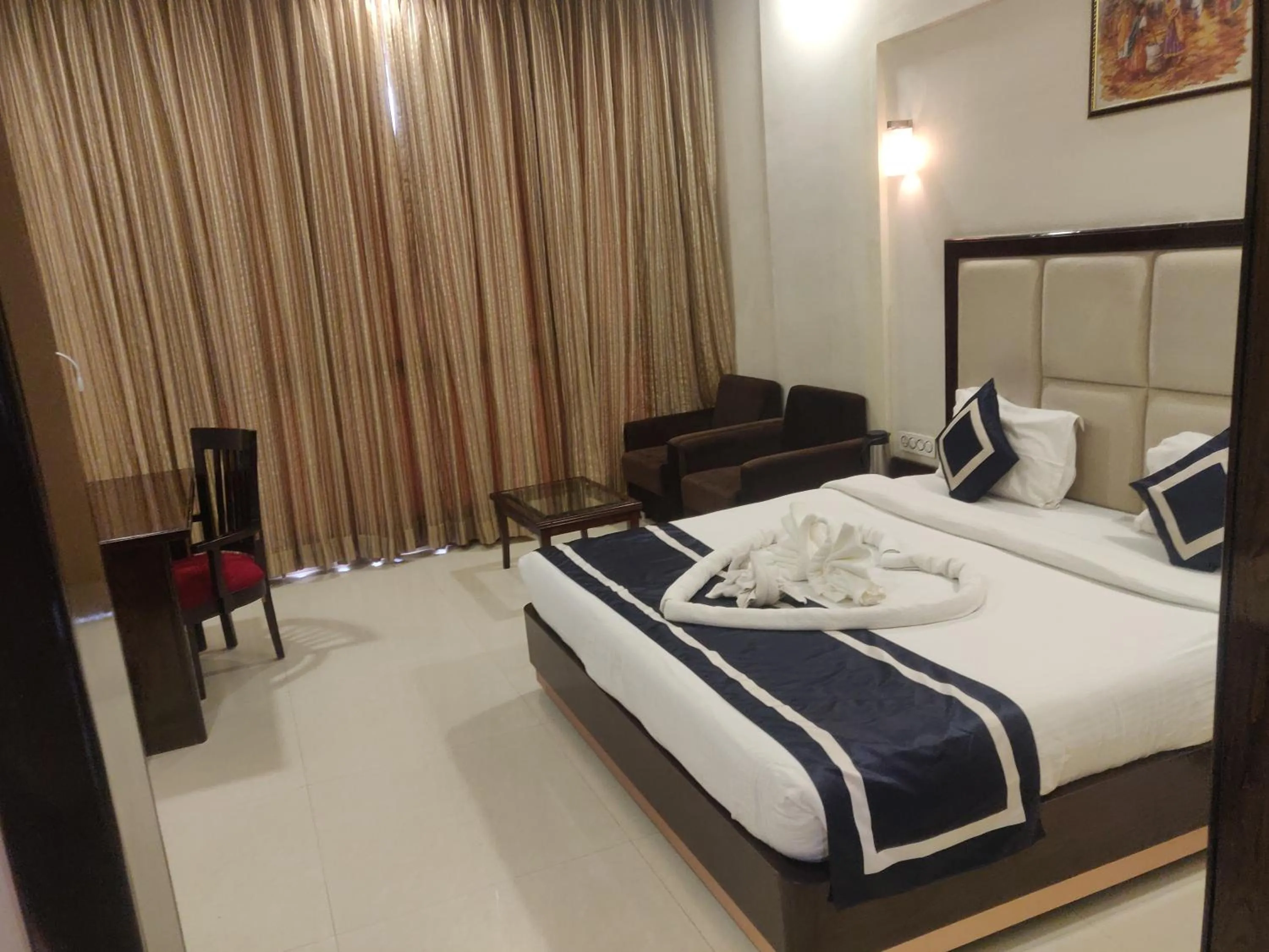 Bed in Chandra Imperial