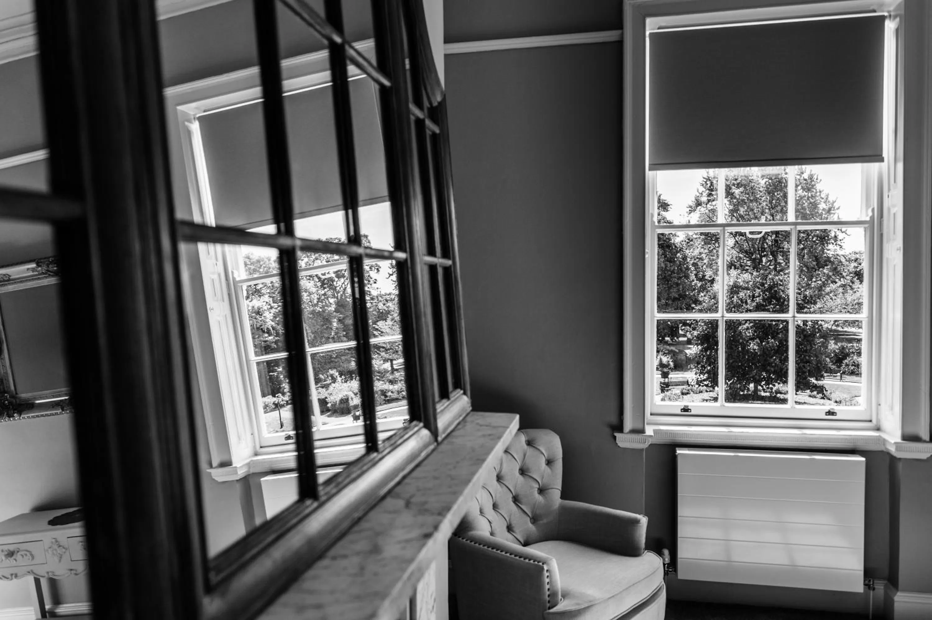 Bedroom, View in Birchover Bridgford Hall