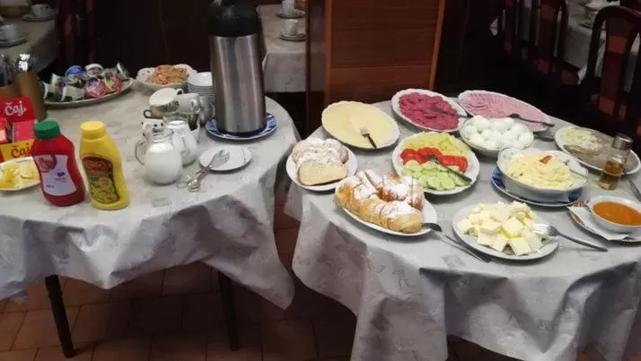 Buffet breakfast in Hotel Fran