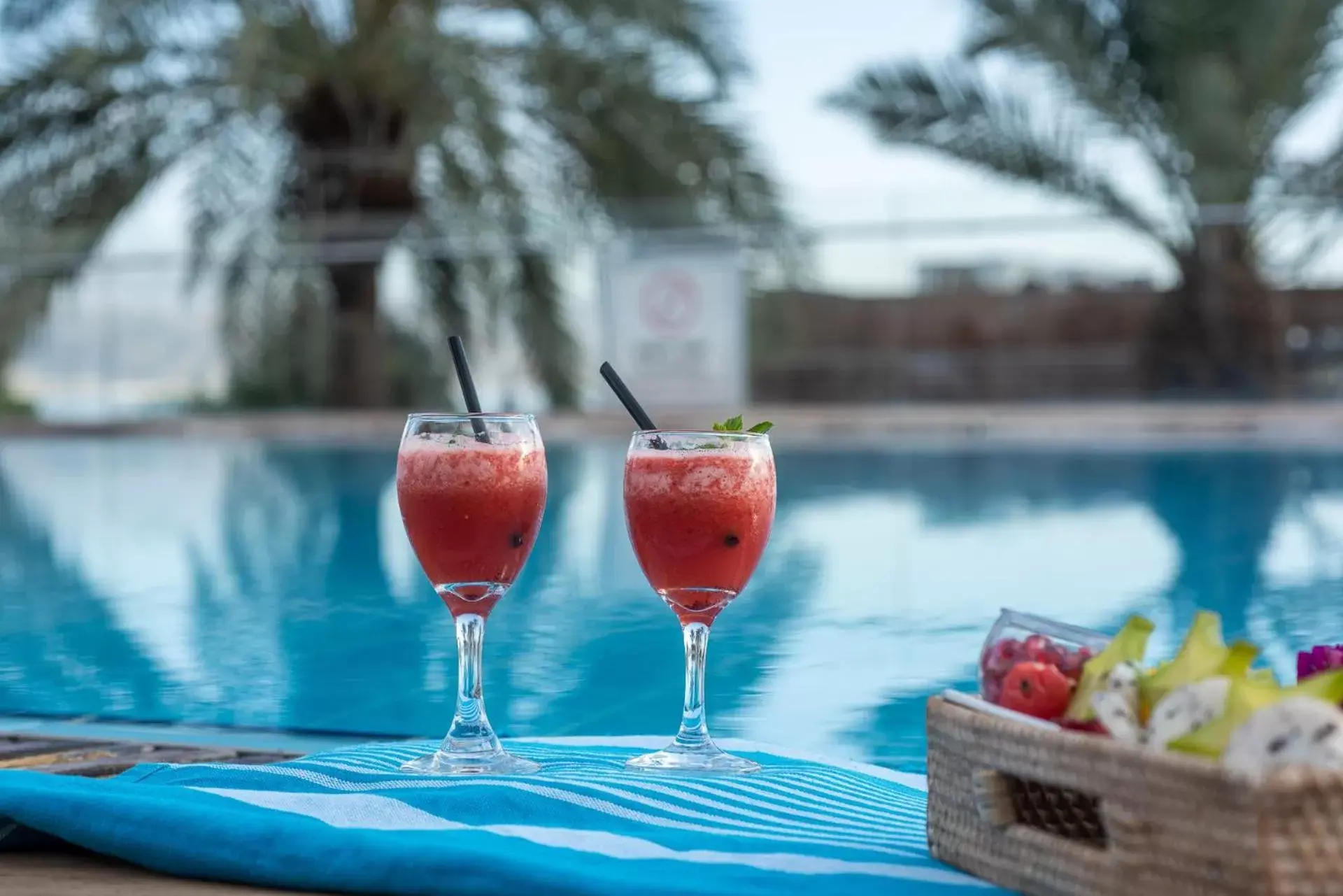 Pool view, Drinks in Astral Maris Hotel