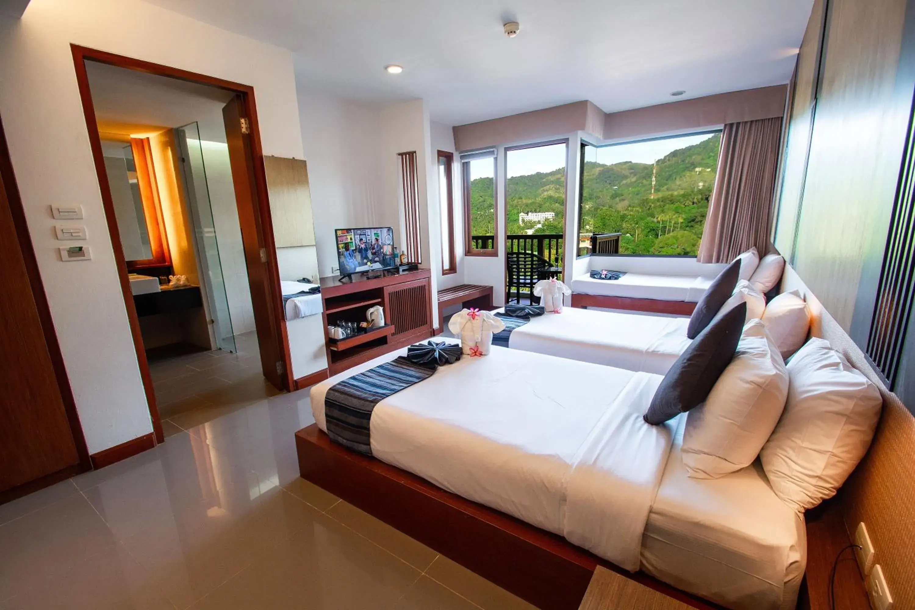 Photo of the whole room, Bed in Peach Blossom Resort & Pool Villa - SHA Plus Photo of the whole room, Bed in Peach Blossom Resort & Pool Villa - SHA Plus