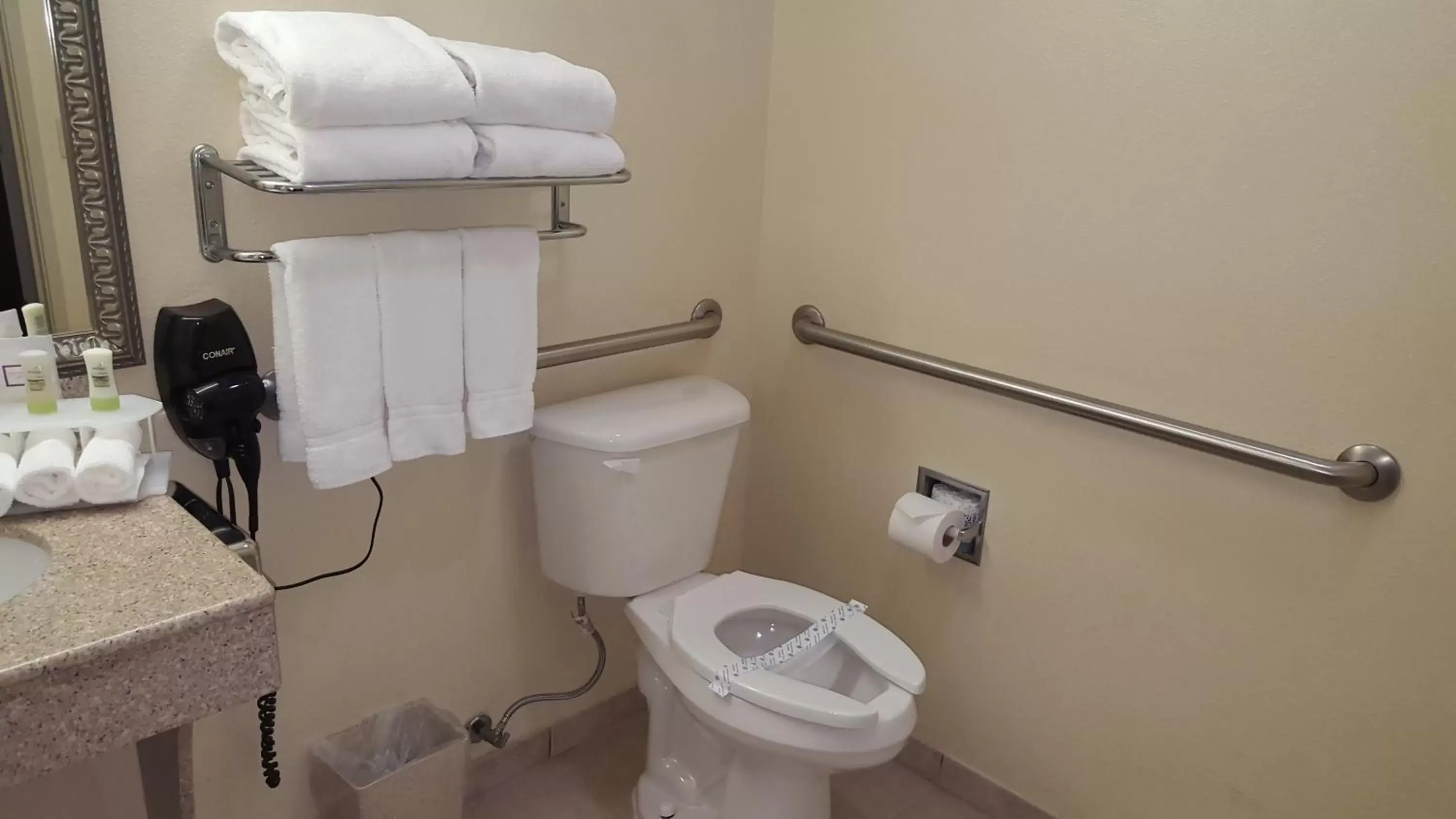 Toilet, Bathroom in Country Inn & Suites by Radisson, Fort Worth West l-30 NAS JRB