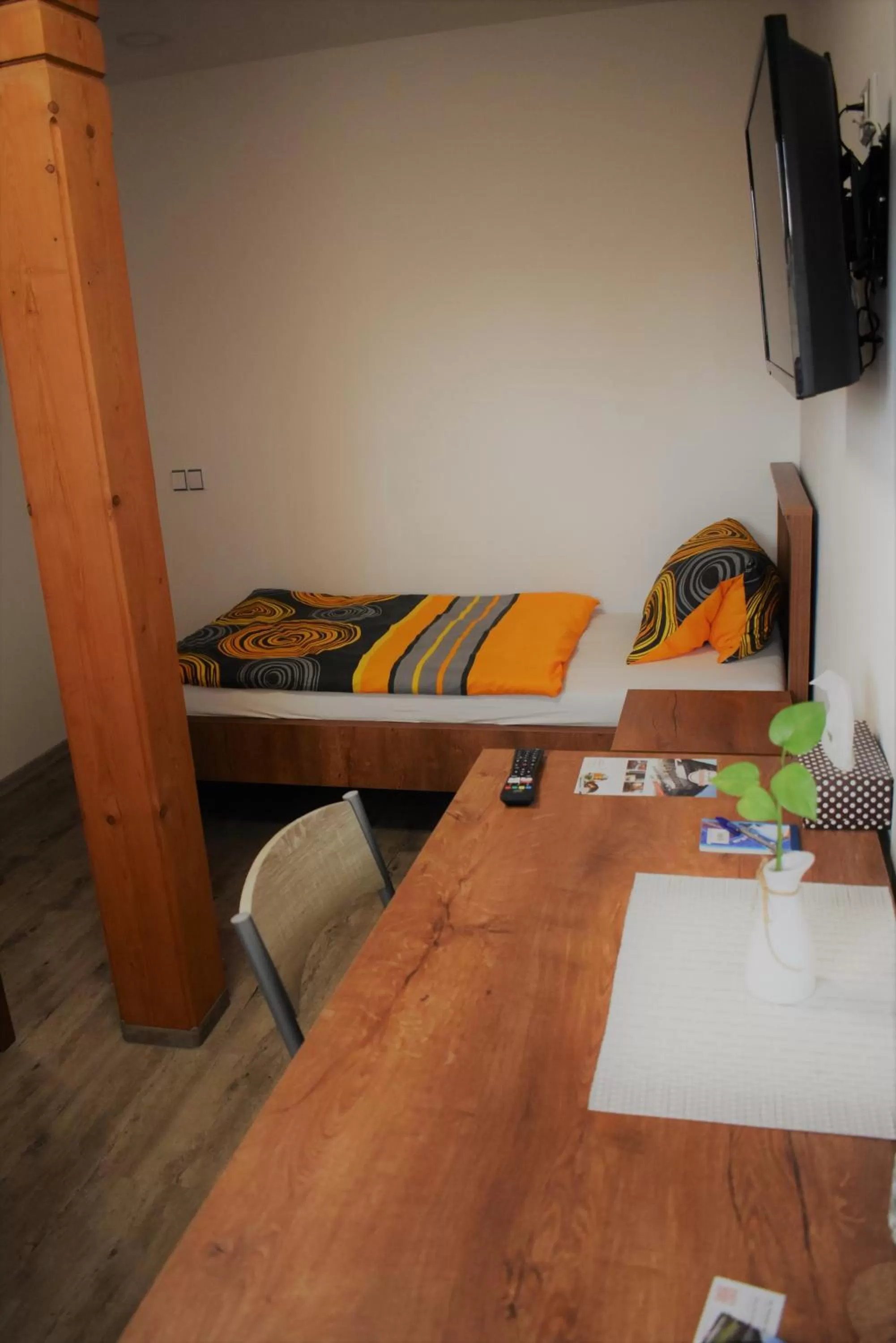 Bed in Motel Roubenka