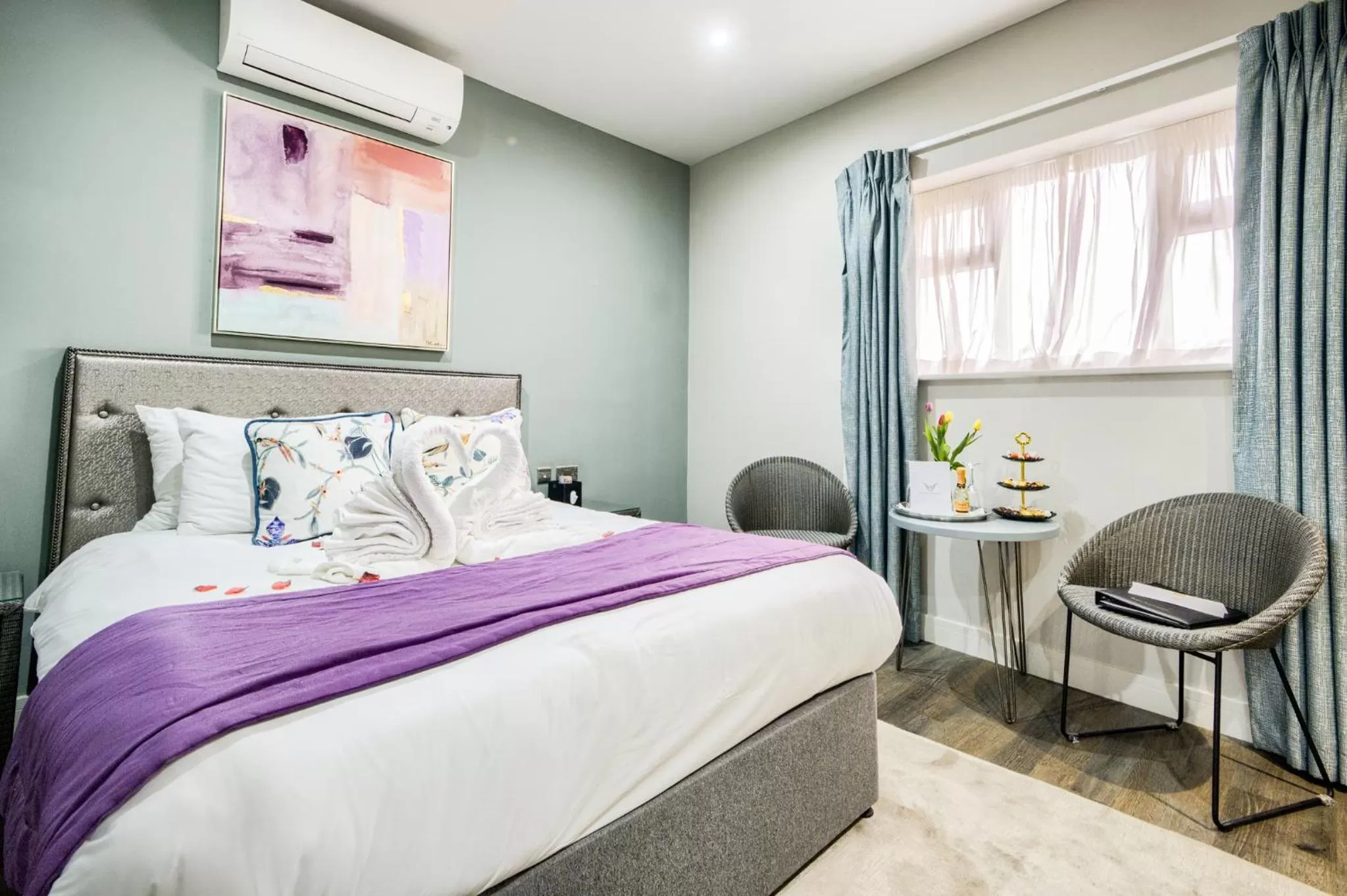 Bedroom, Bed in Villare Leicester City Centre hotel