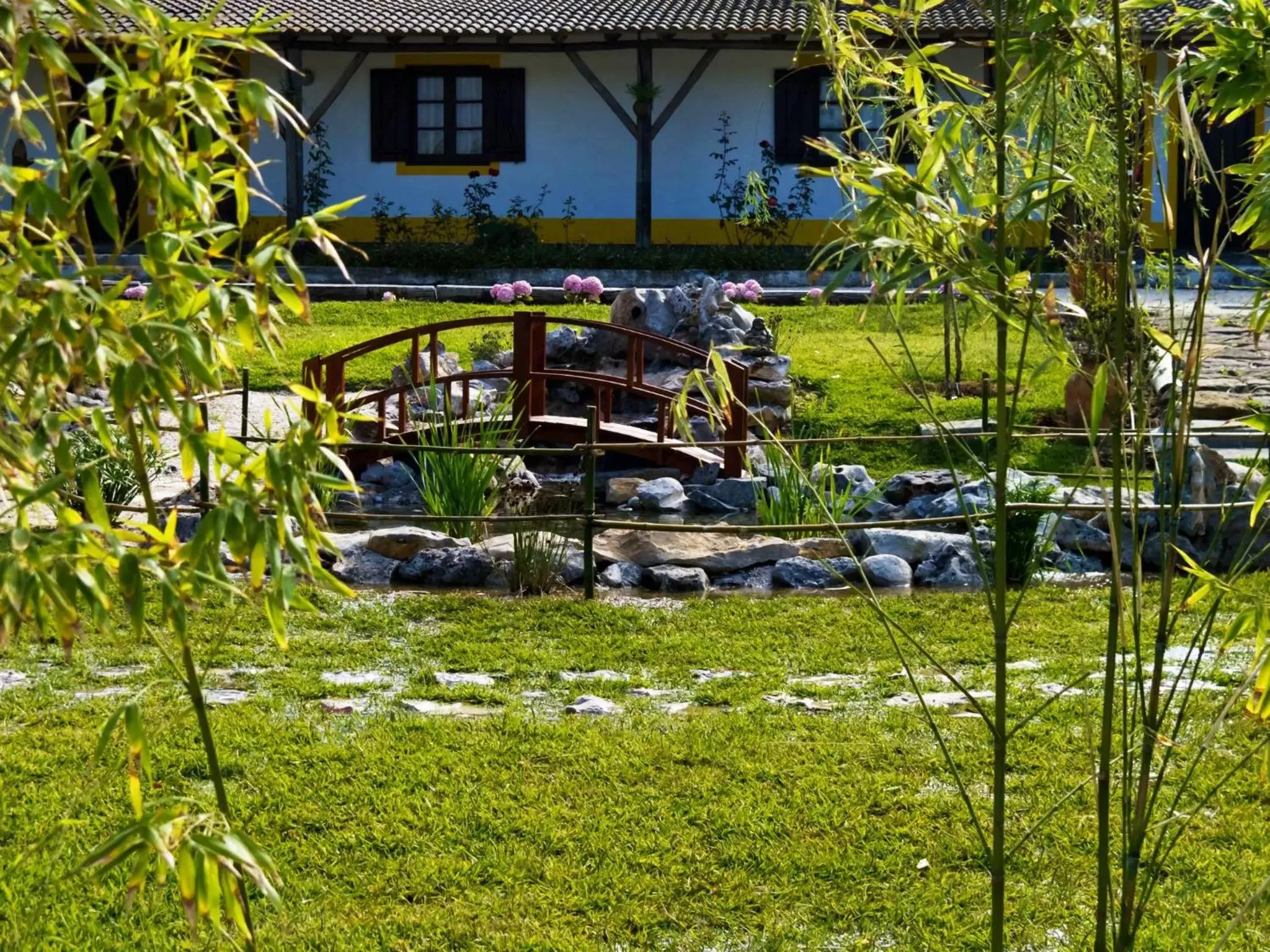 Garden in Hotel Rural A Coutada