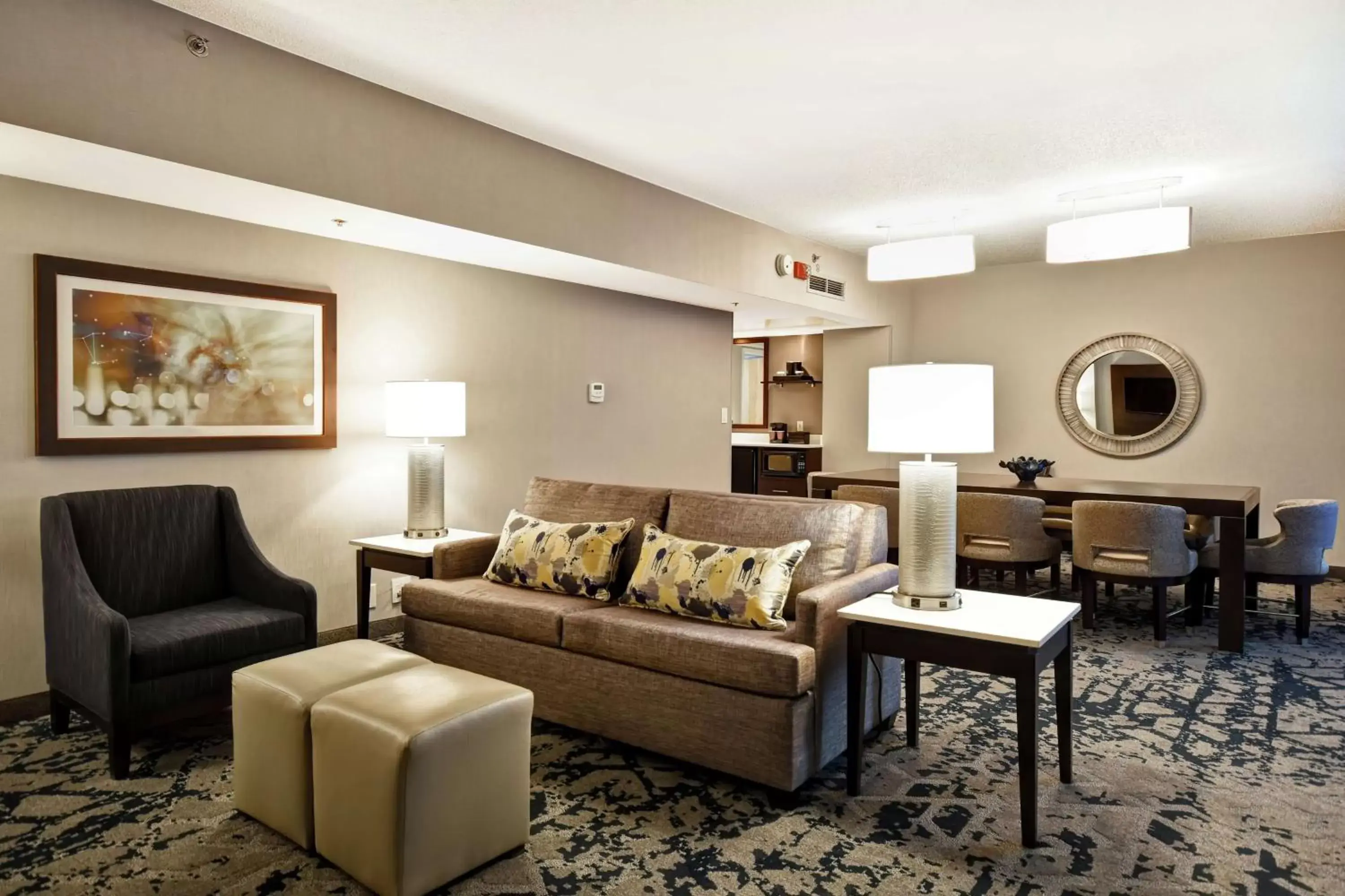 Living room, Seating Area in Embassy Suites by Hilton Raleigh Durham Research Triangle