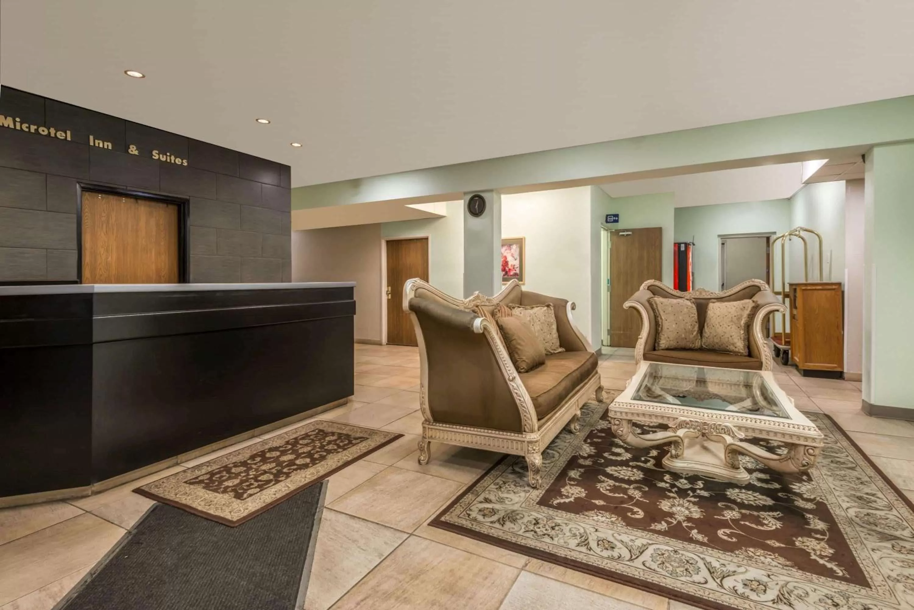 Lobby or reception, Lobby/Reception in Microtel Inn & Suites by Wyndham Kansas City Airport