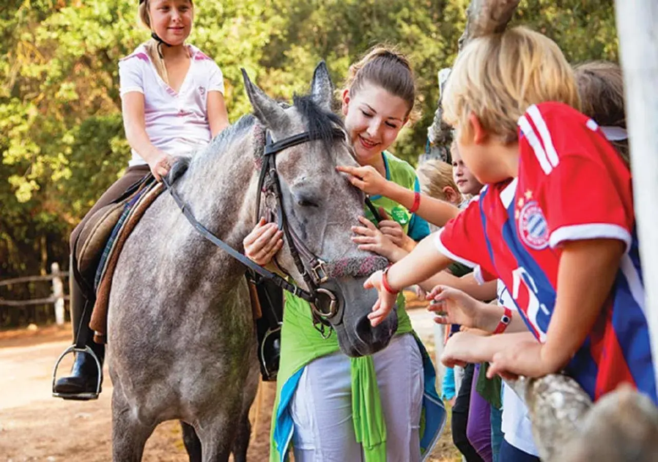 Horse-riding, Children in Valamar Tamaris Resort