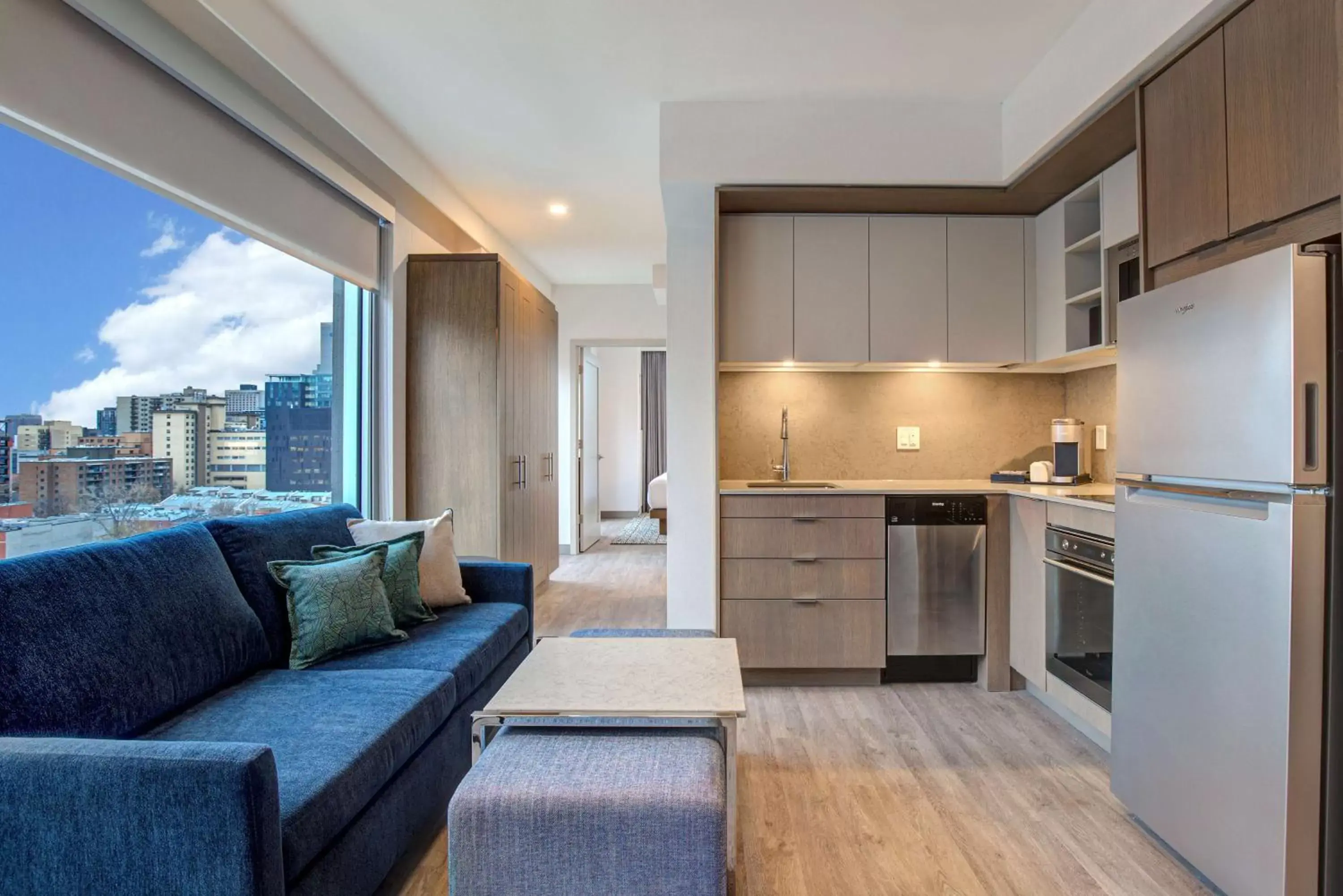 Kitchen or kitchenette, Kitchen/Kitchenette in Homewood Suites By Hilton Montreal Downtown