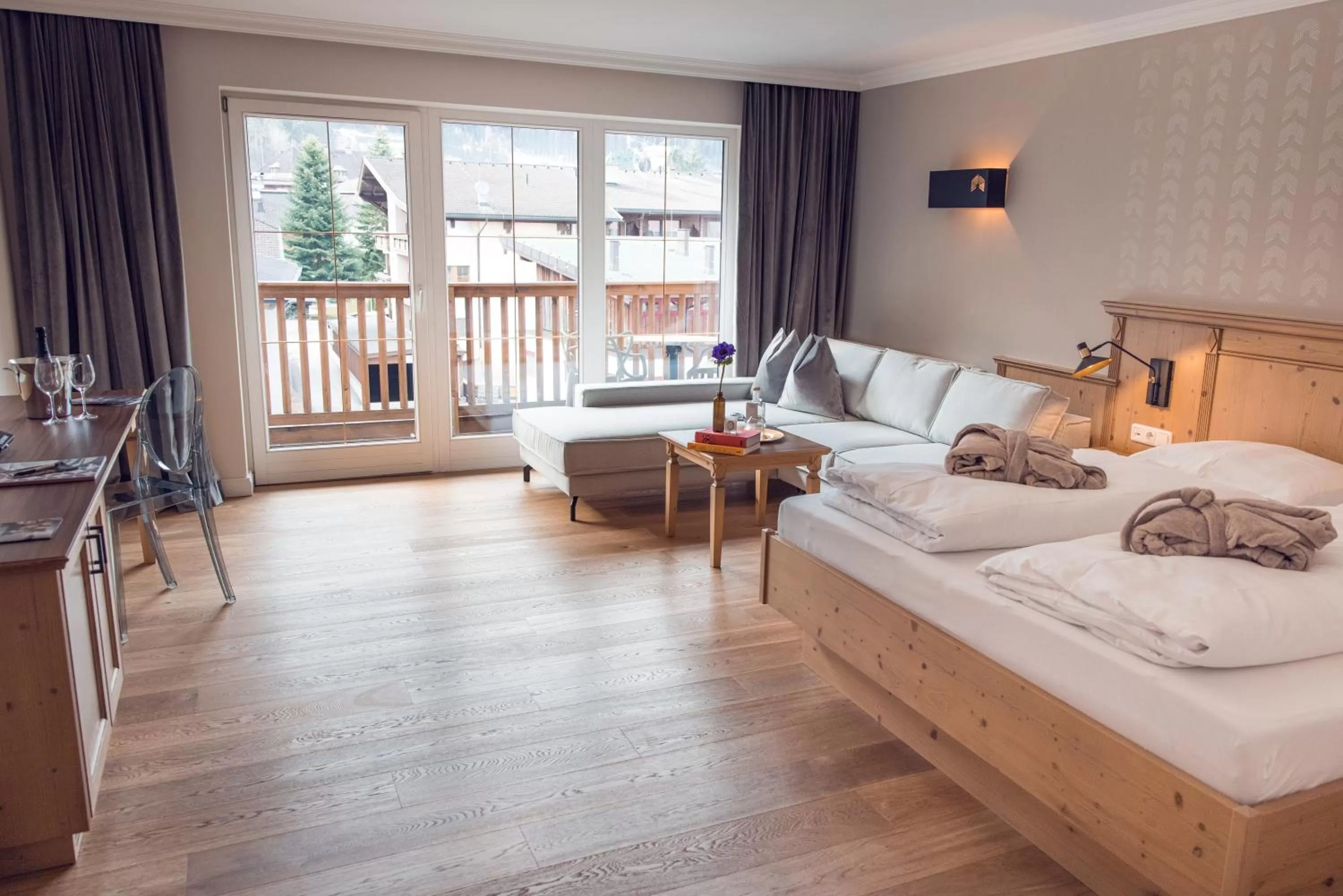 Bed in Alpine Hideaway ZILLERTALERHOF - 4 Sterne Superior