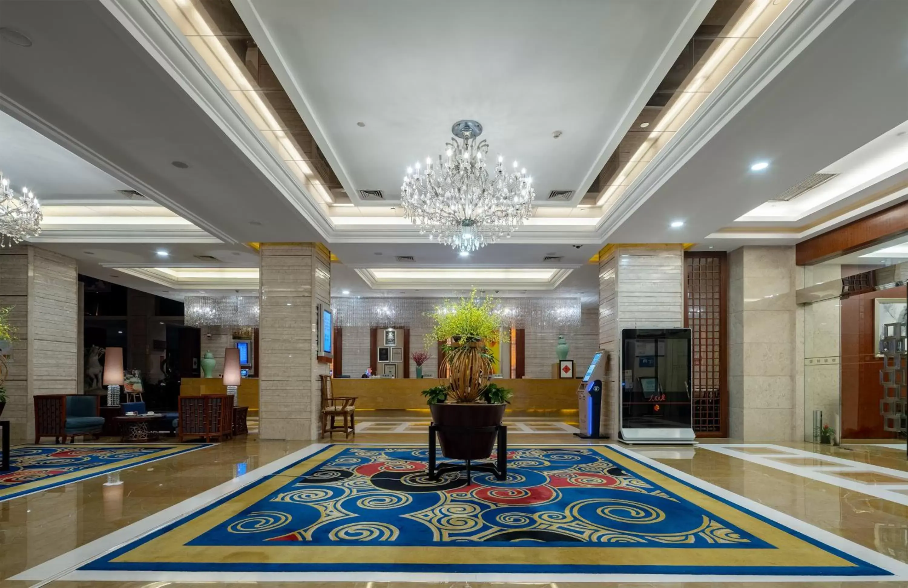 Lobby or reception in Chengdu Tianfu Sunshine Hotel