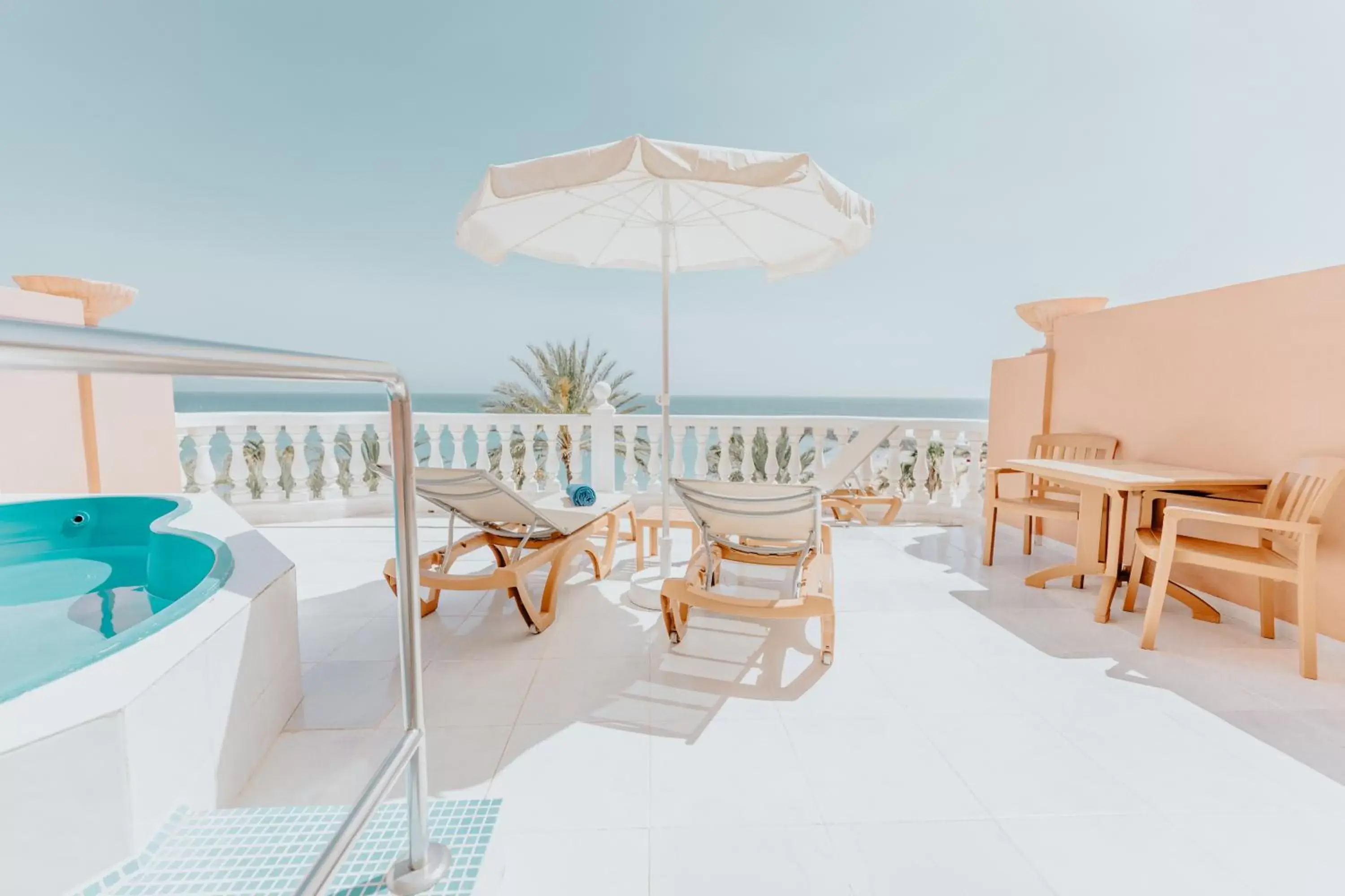 Balcony/Terrace in Hotel Cleopatra Palace