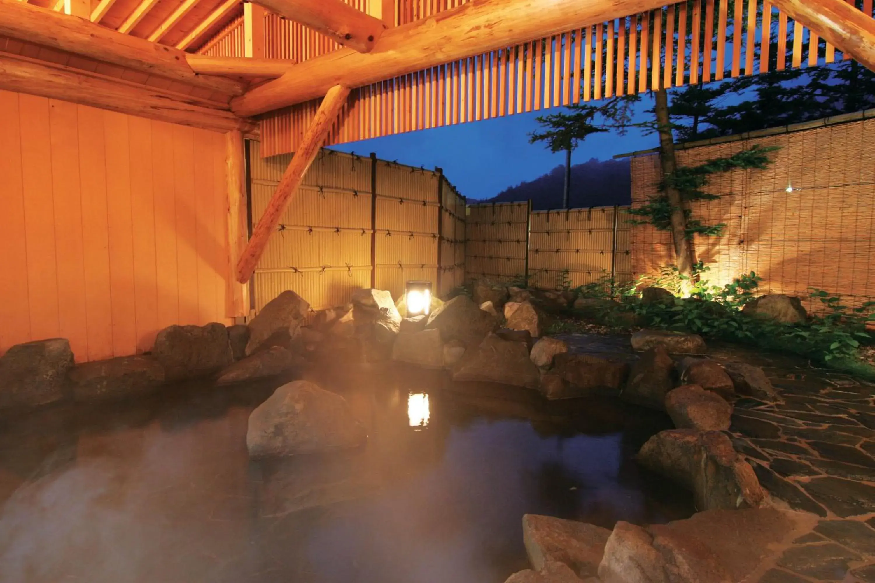 Hot Spring Bath, Patio/Outdoor Area in Hotel Tangram