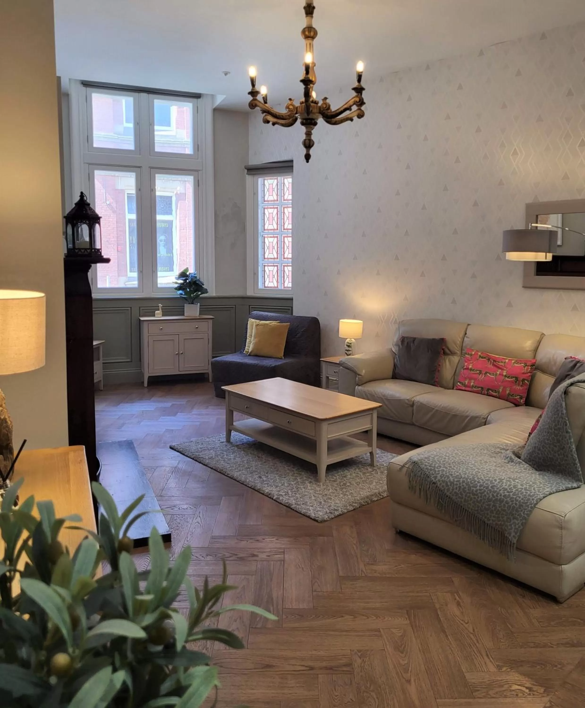 Living room in Goodramgate Apartments