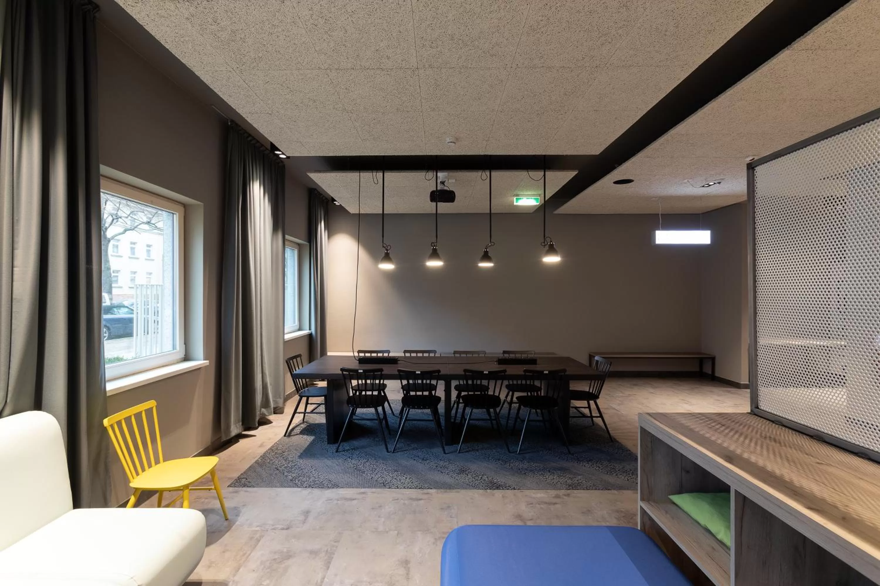 Lobby or reception in a&o Berlin Hauptbahnhof