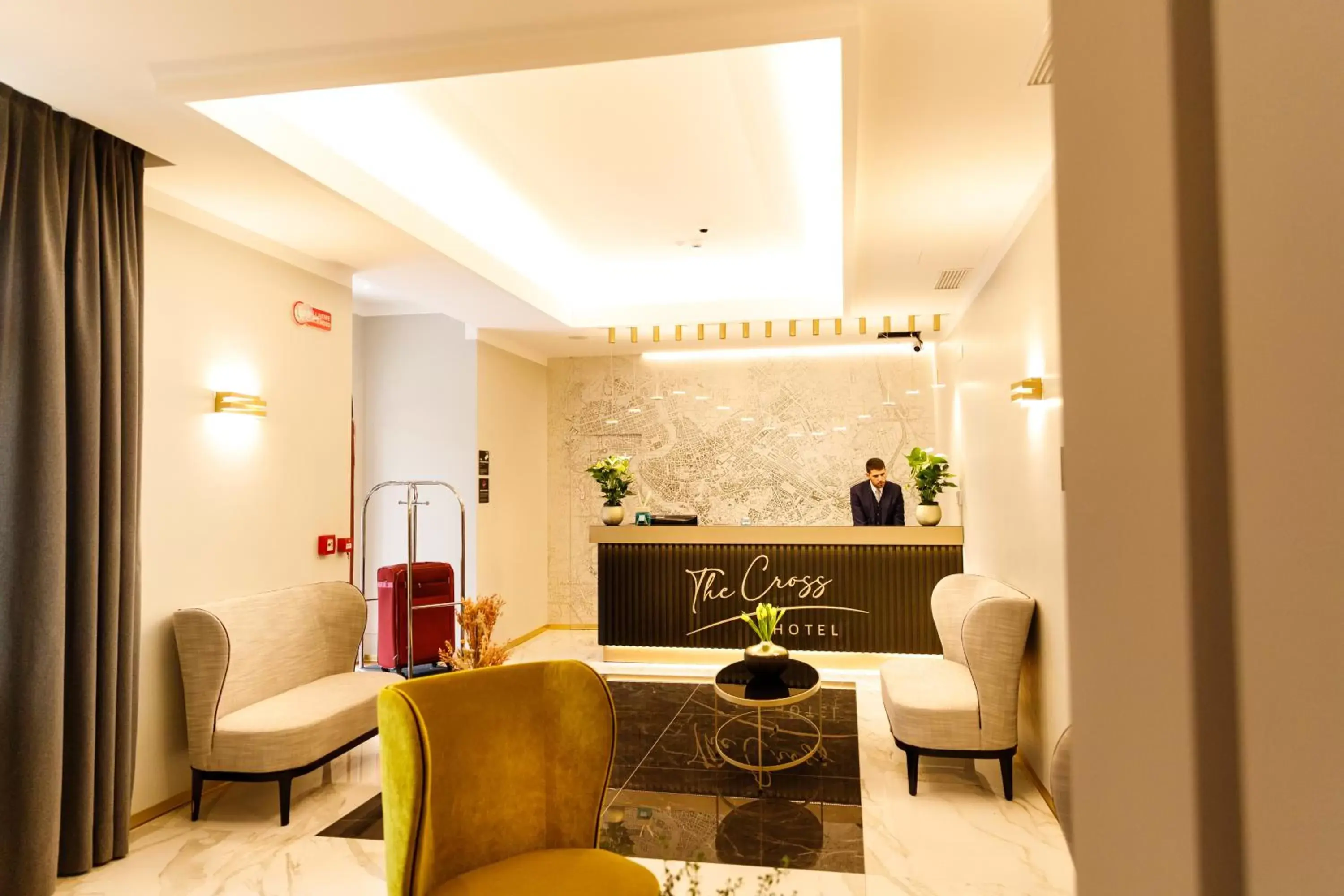 Lobby or reception in The Cross Hotel Lobby or reception in The Cross Hotel