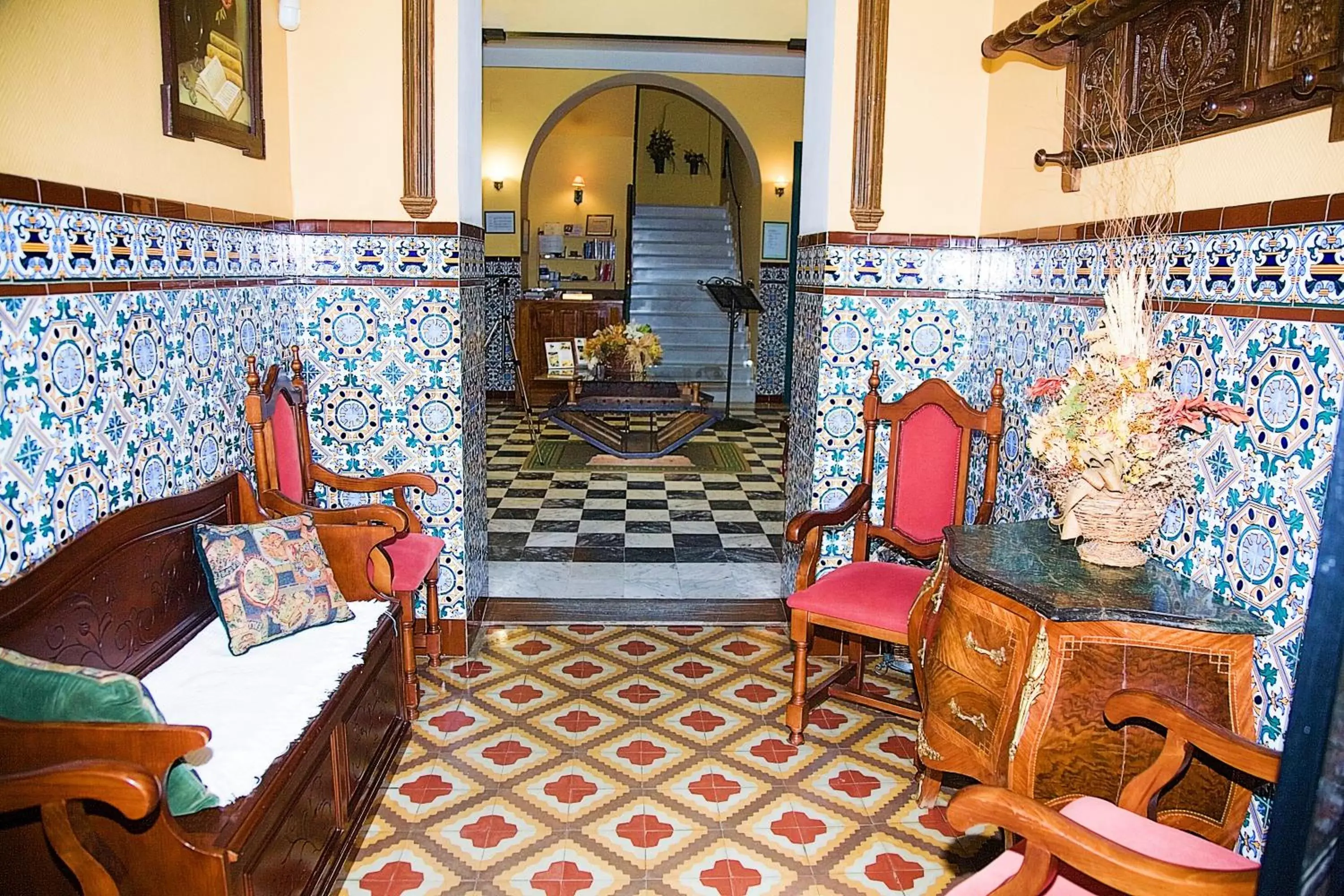Lobby or reception in Hospedium Hotel Rural Soterraña
