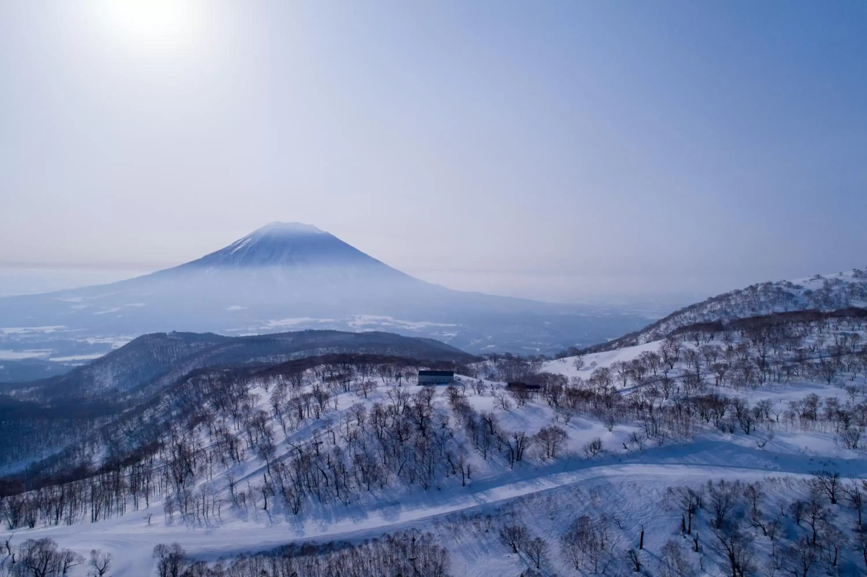 Mountain view, Winter in Park Hyatt Niseko Hanazono