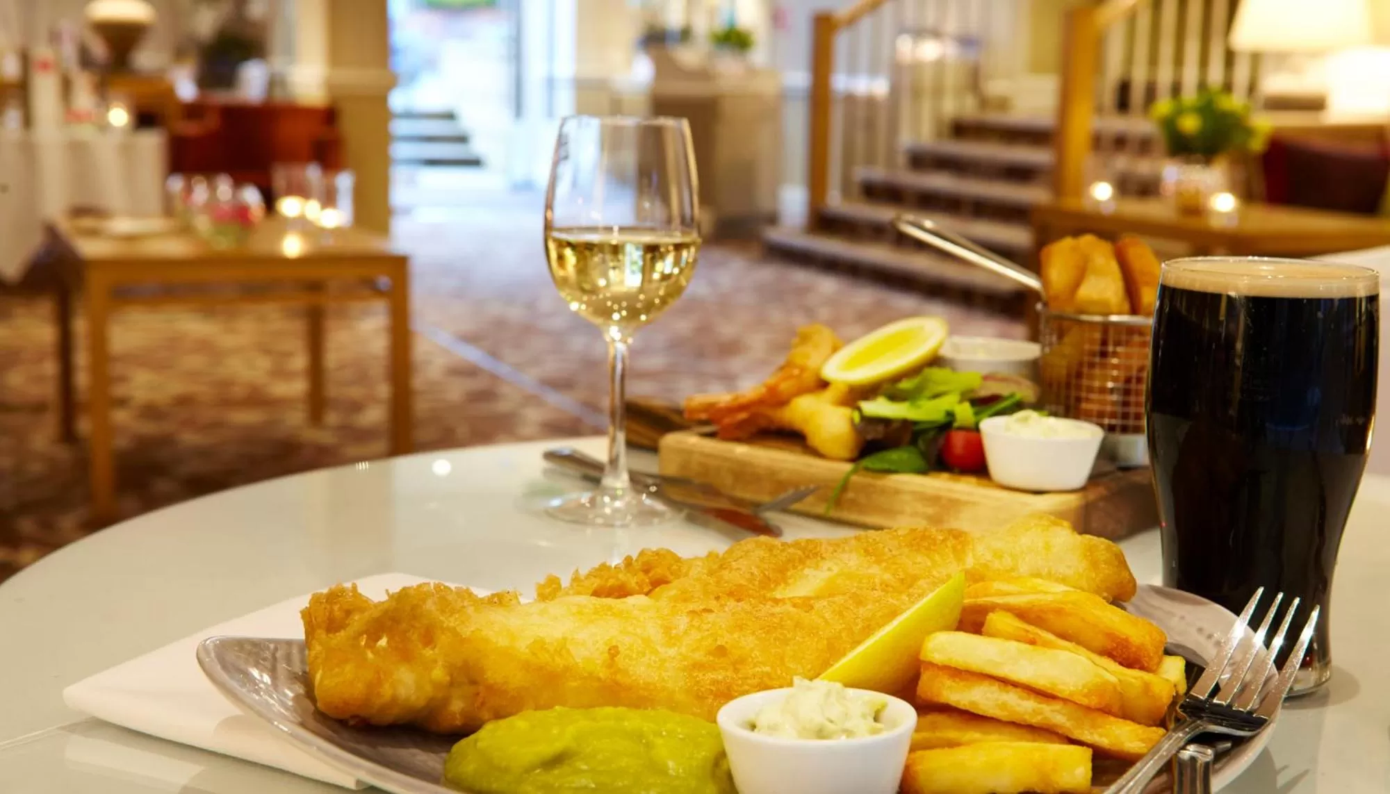 Food close-up in Palm Court Hotel