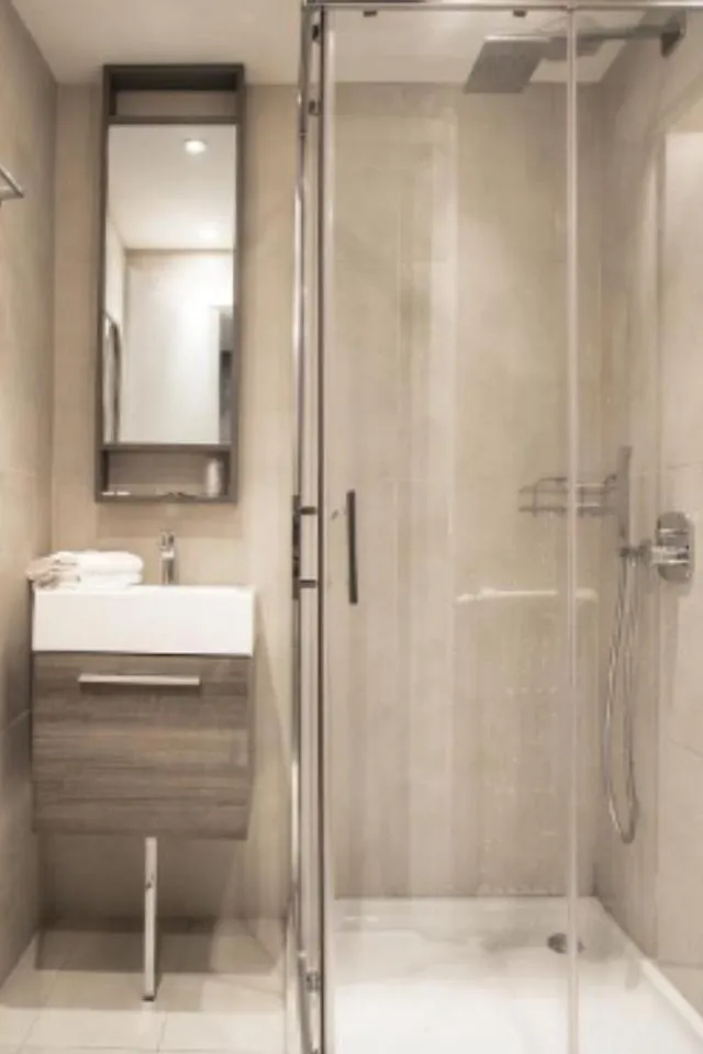 Bathroom in Hotel Schtak