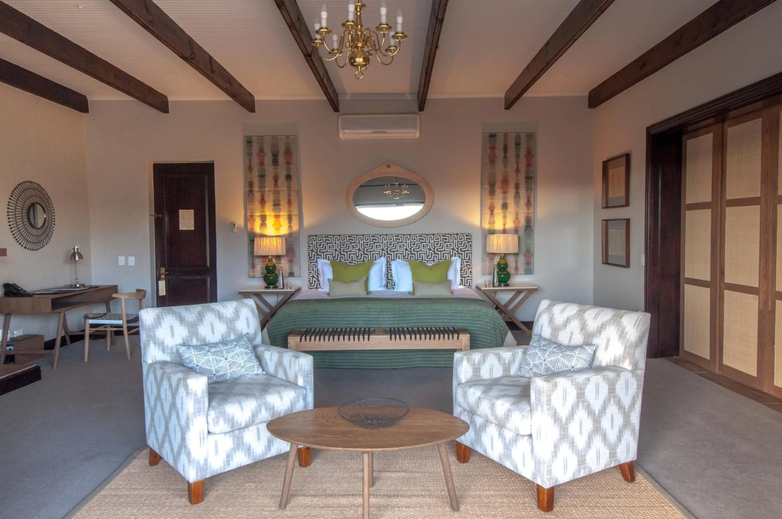 Seating area in Sanbona Wildlife Reserve