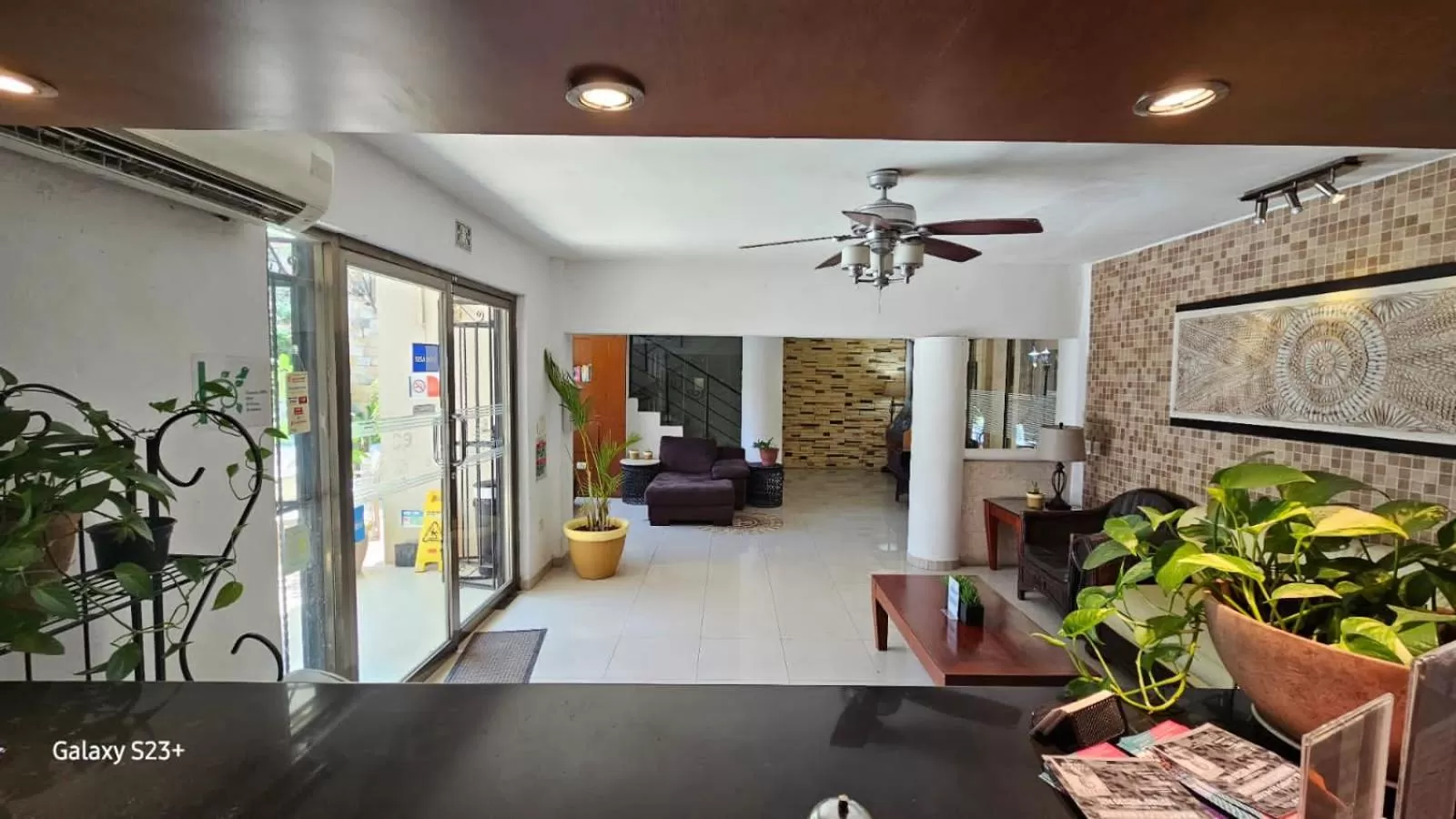 Living room in Hotel Colonial Cancun