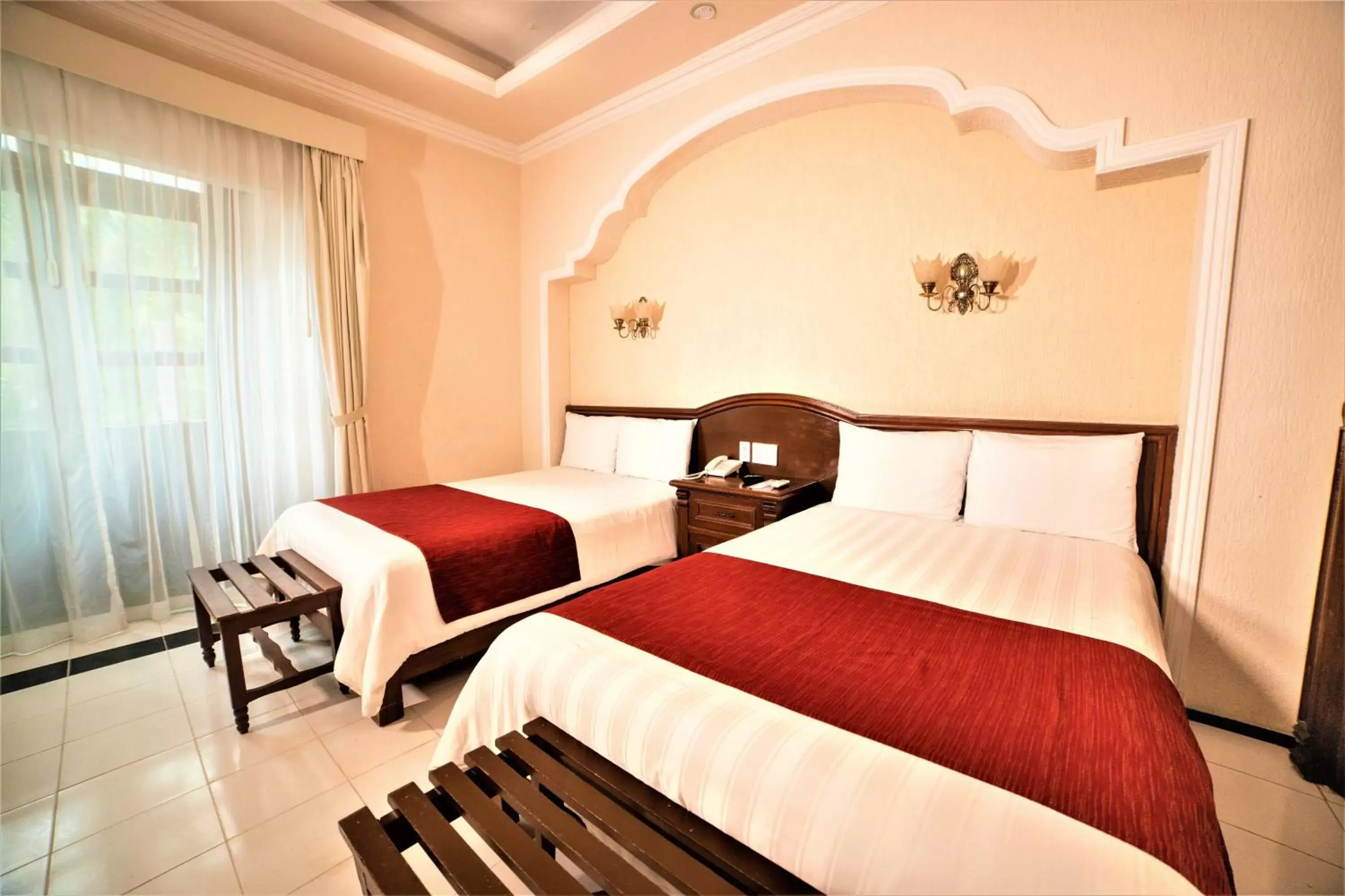 Bed in Hotel Caribe Merida Yucatan