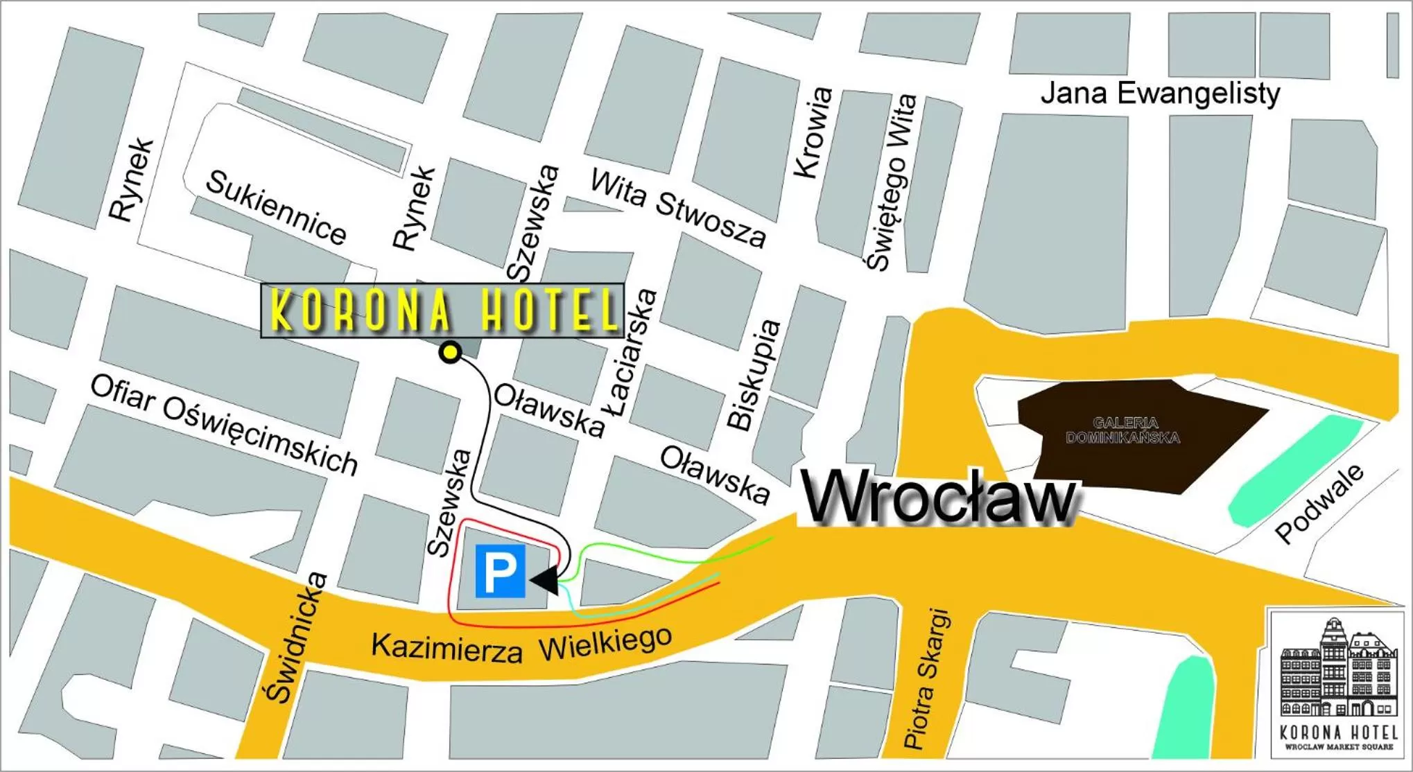 Parking in Korona Gold - Korona Hotel Wrocław