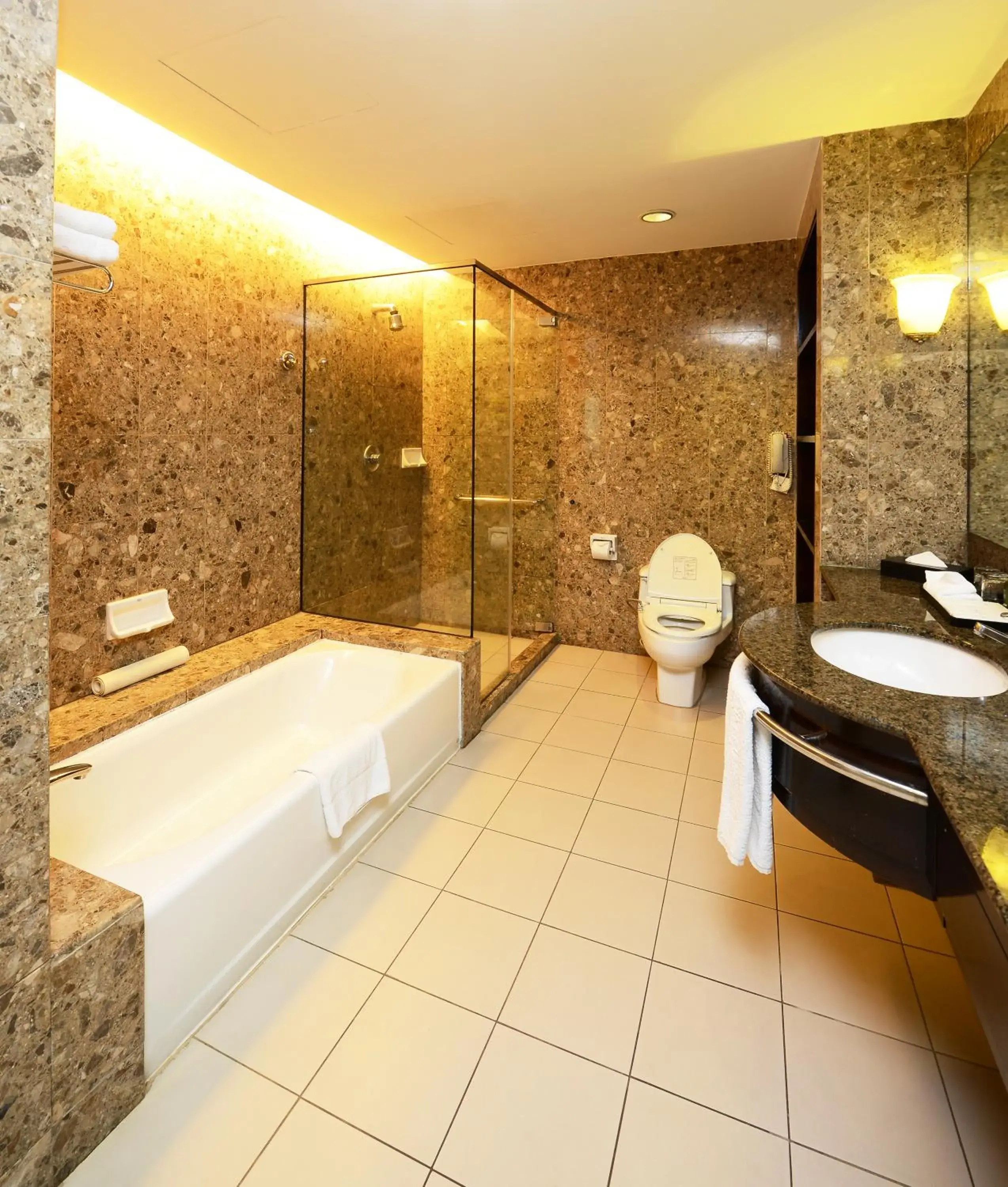 Bathroom in Pacific Regency Hotel Suites