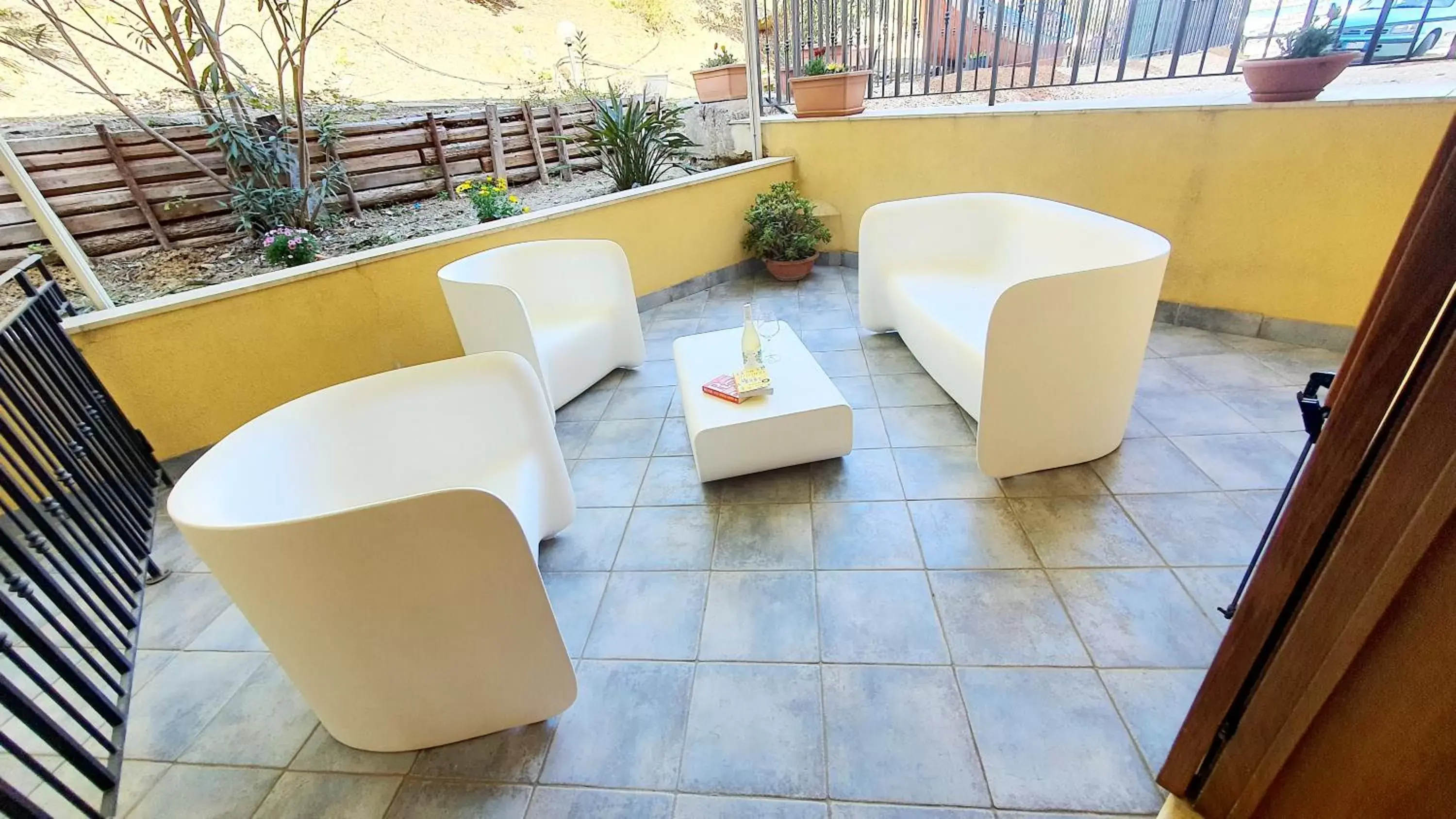 Patio, Balcony/Terrace in Hotel Cala Marina