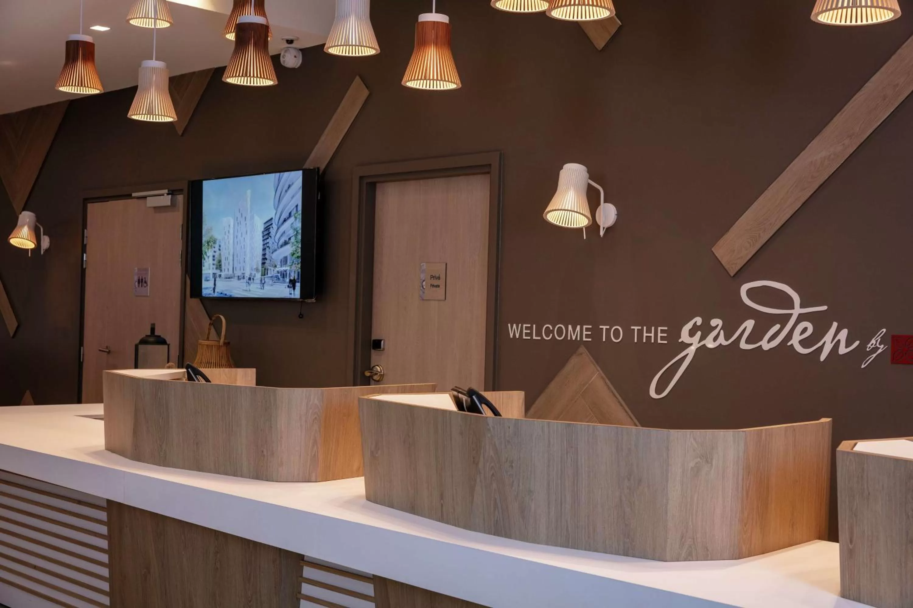 Lobby or reception in Hilton Garden Inn Paris Massy