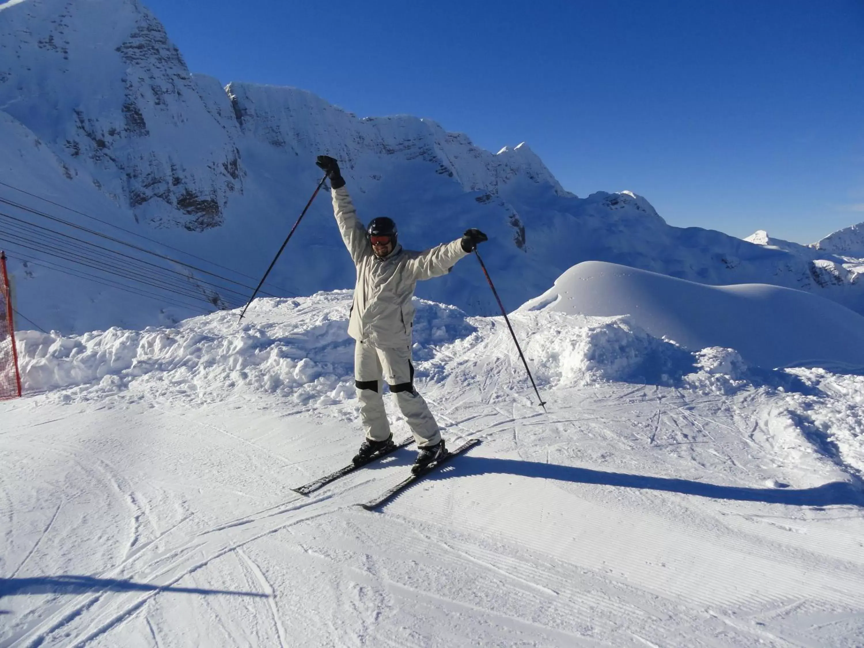 People, Skiing in Hotel Mangart